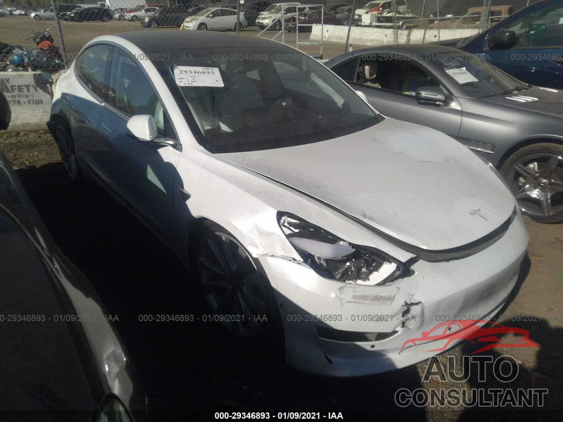TESLA MODEL 3 2019 - 5YJ3E1EA5KF519880