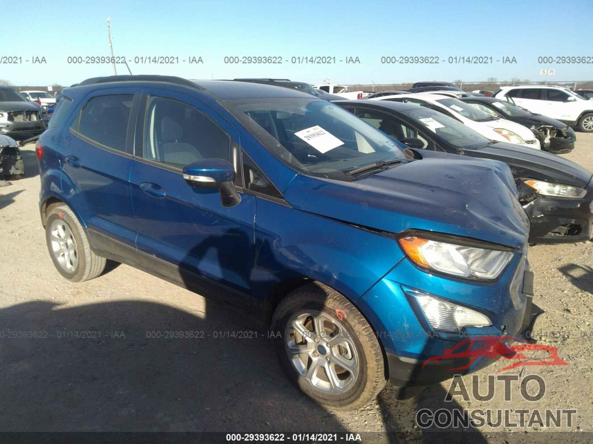 FORD ECOSPORT 2020 - MAJ3S2GE7LC318114