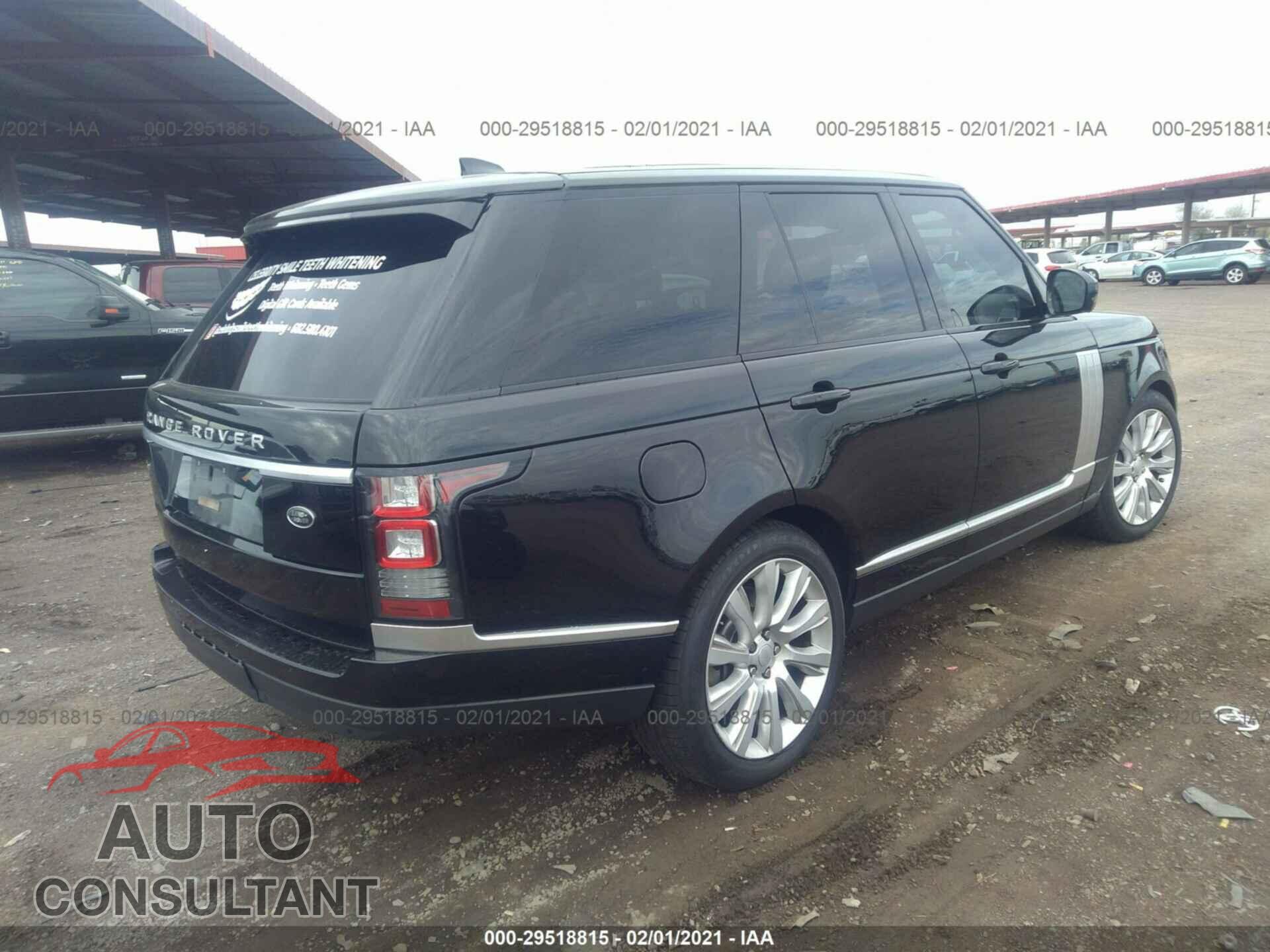 LAND ROVER RANGE ROVER 2017 - SALGS2FEXHA363055