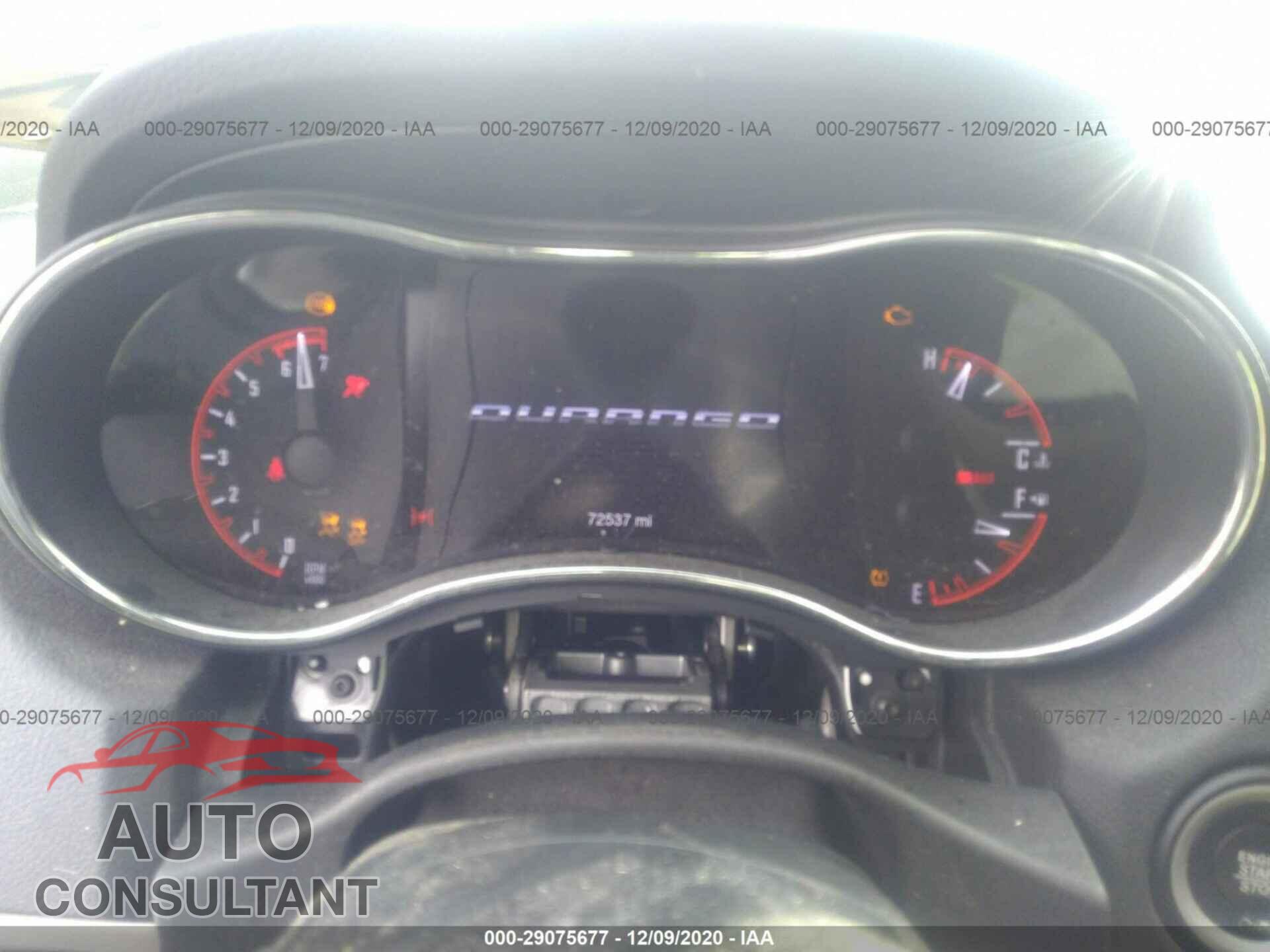 DODGE DURANGO 2017 - 1C4SDJCT8HC725820