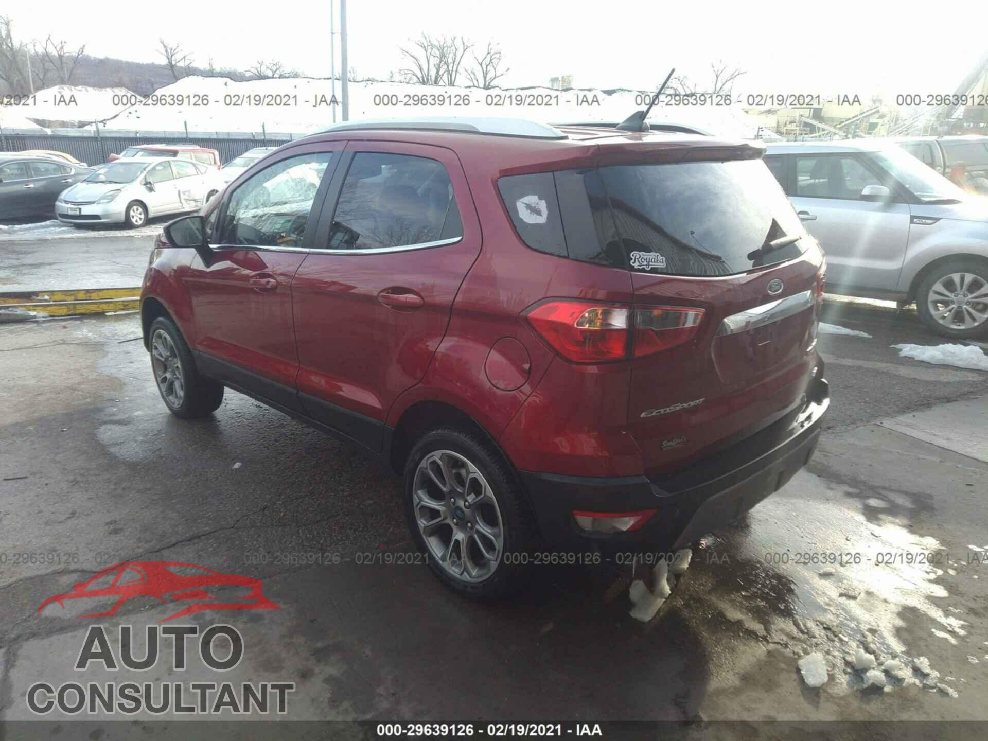 FORD ECOSPORT 2019 - MAJ6S3KL2KC309957