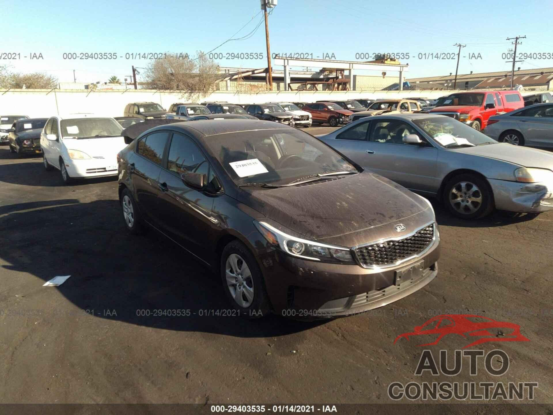 KIA FORTE 2017 - 3KPFK4A70HE045529