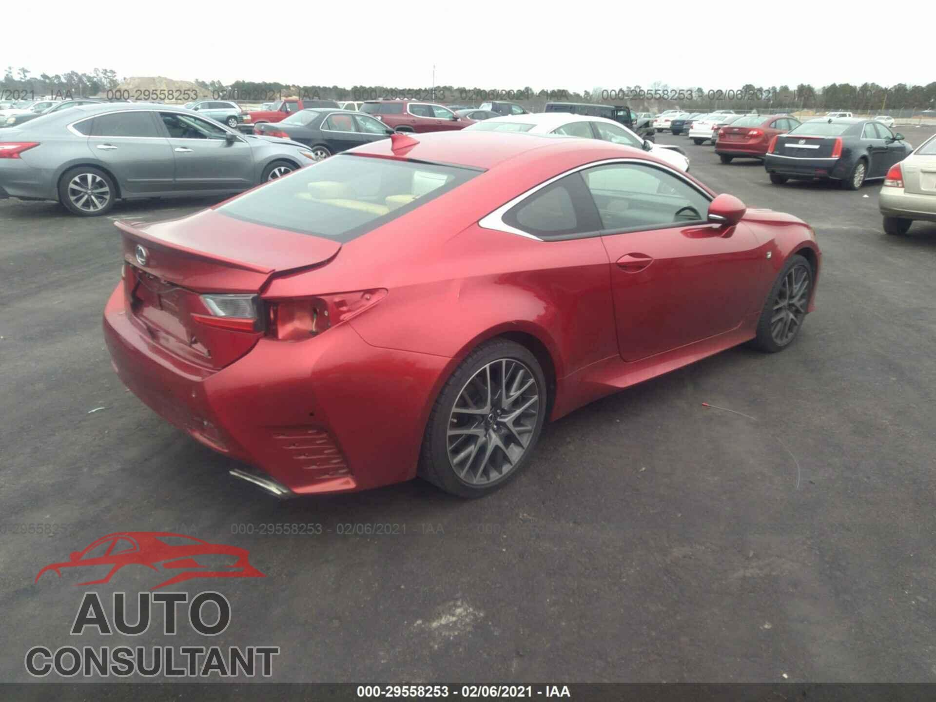 LEXUS RC 200T 2016 - JTHHA5BC9G5000367