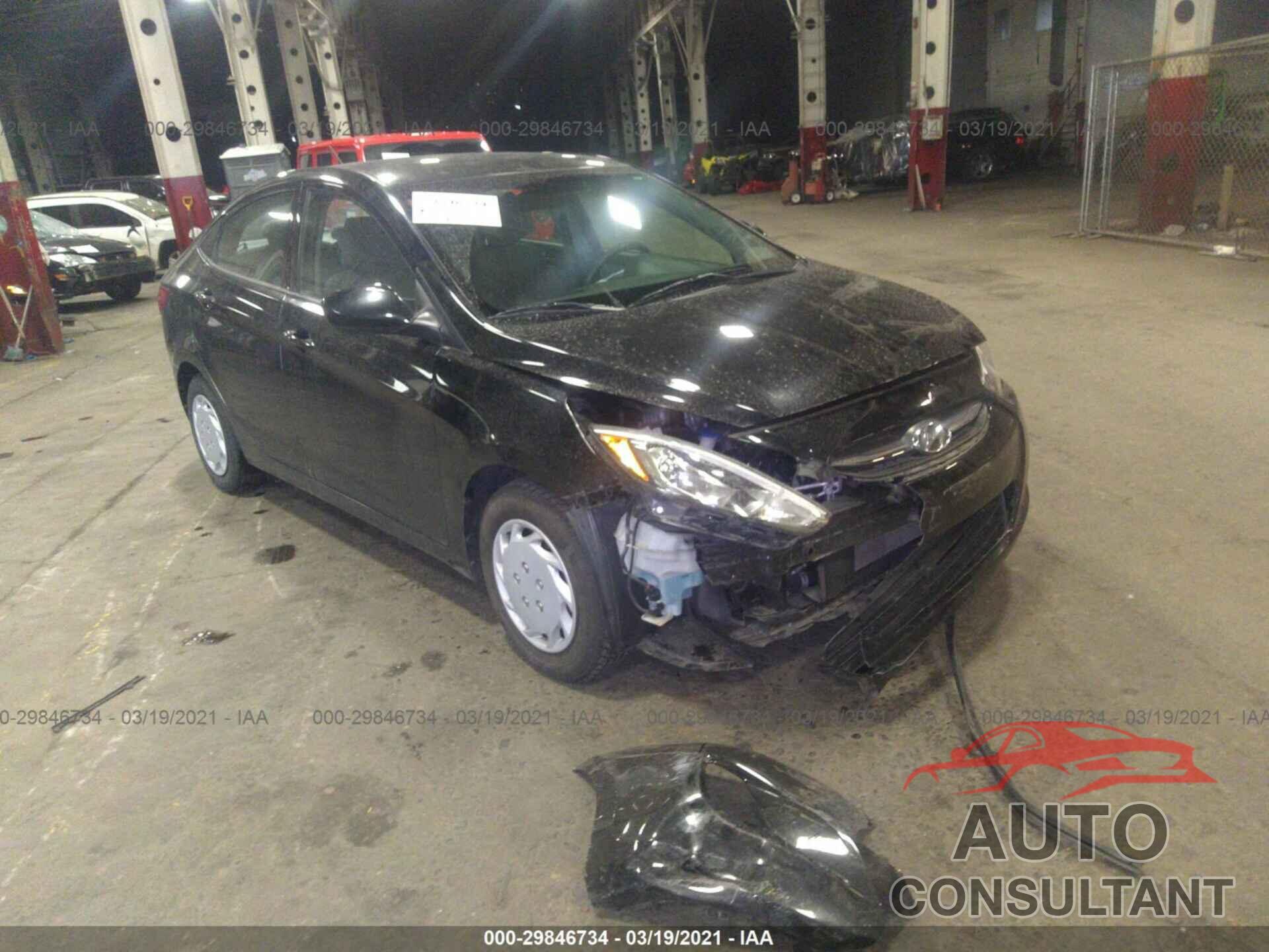 HYUNDAI ACCENT 2017 - KMHCT4AE5HU360712