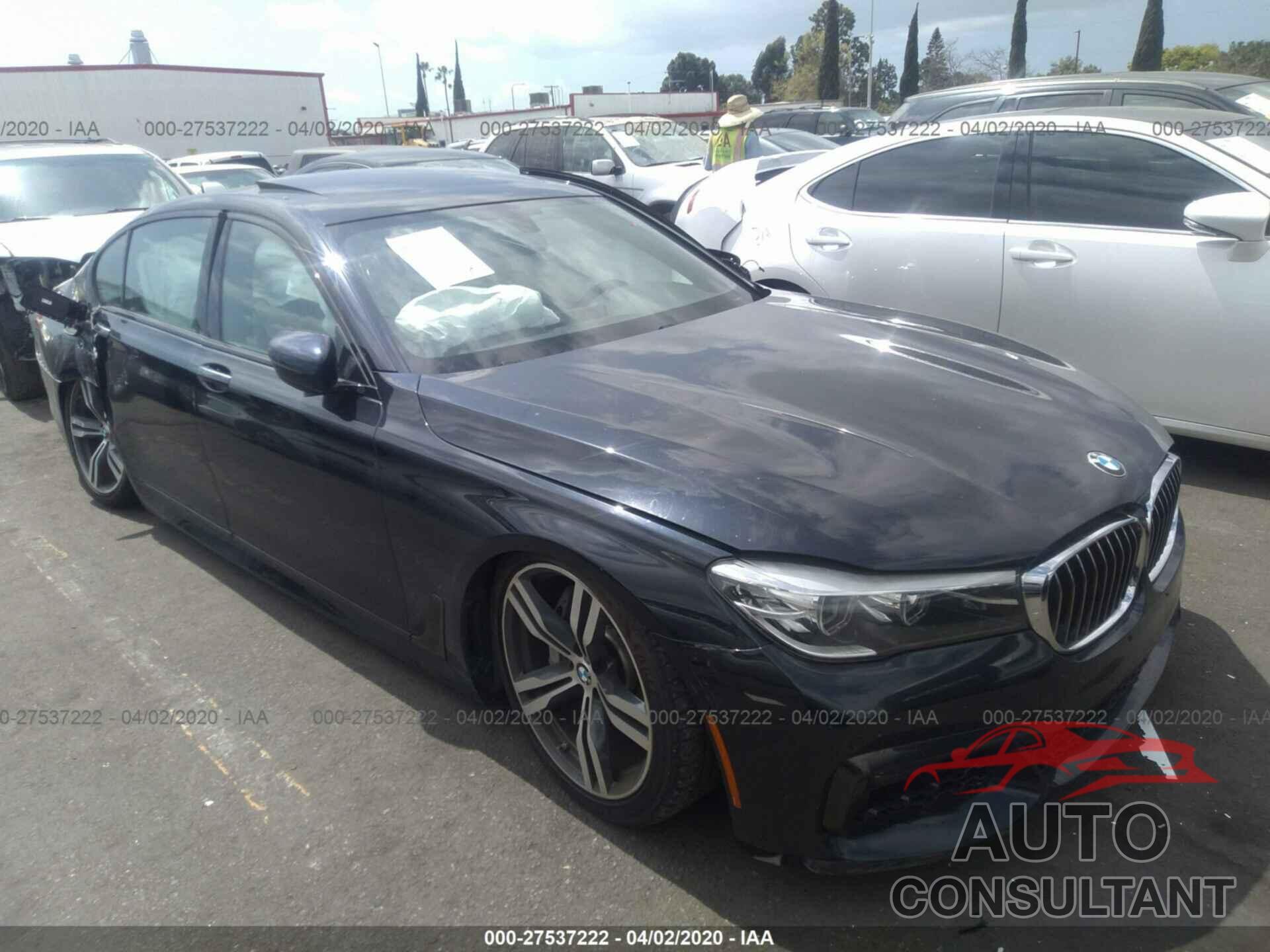 BMW 7 SERIES 2016 - WBA7E2C53GG547703