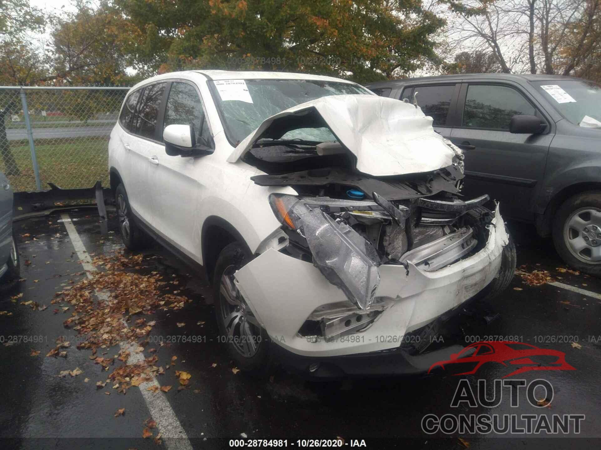 HONDA PILOT 2018 - 5FNYF6H51JB040479