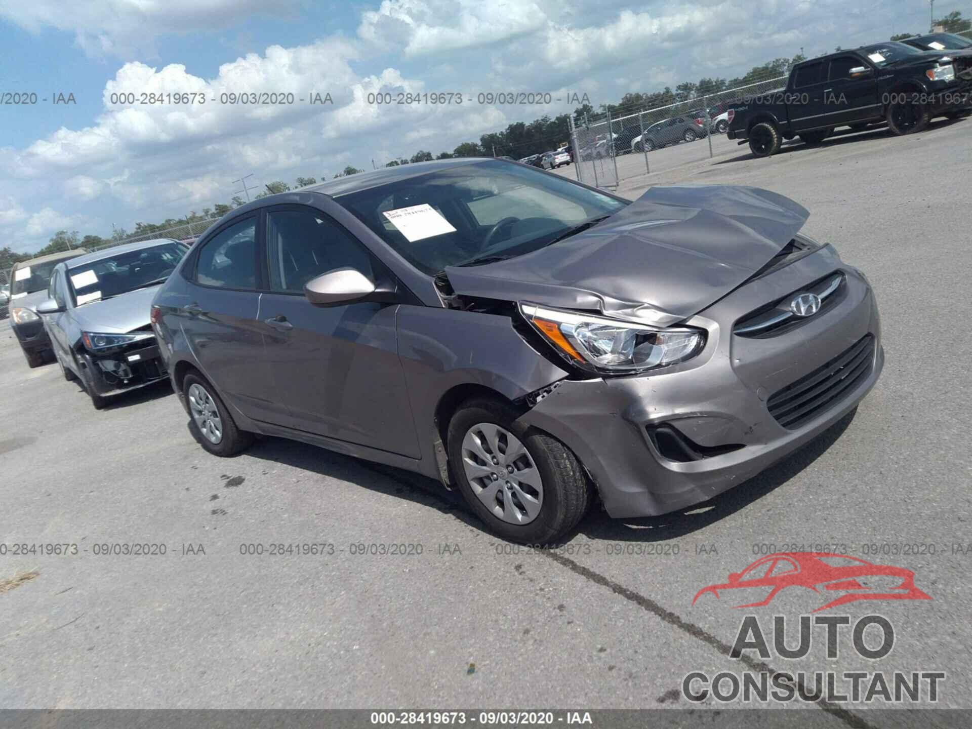 HYUNDAI ACCENT 2017 - KMHCT4AE8HU362003