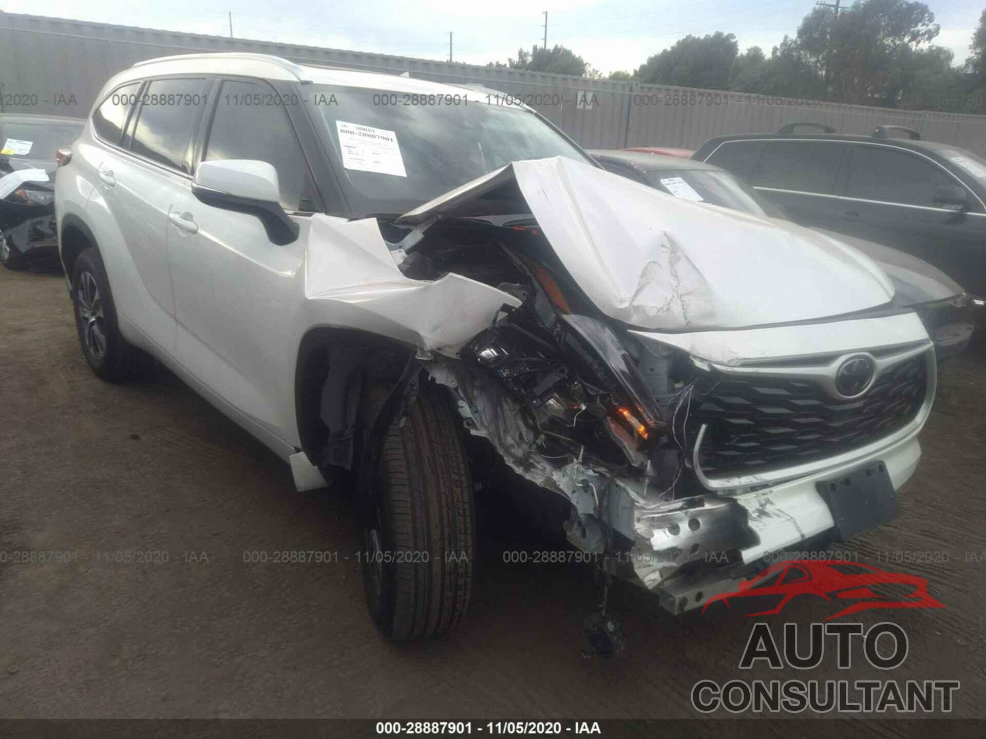 TOYOTA HIGHLANDER 2020 - 5TDHZRAH6LS010065