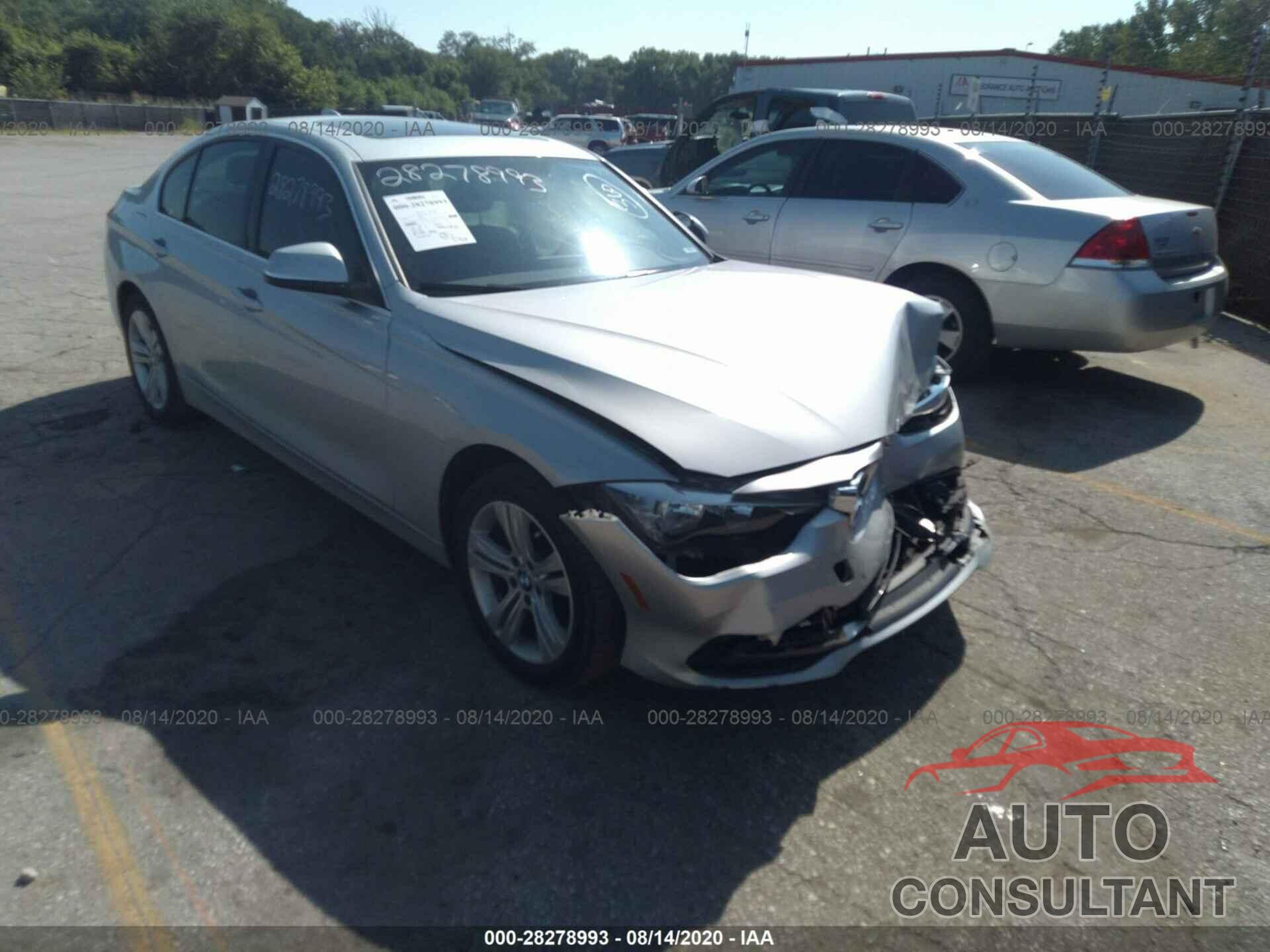 BMW 3 SERIES 2017 - WBA8D9G33HNU63029