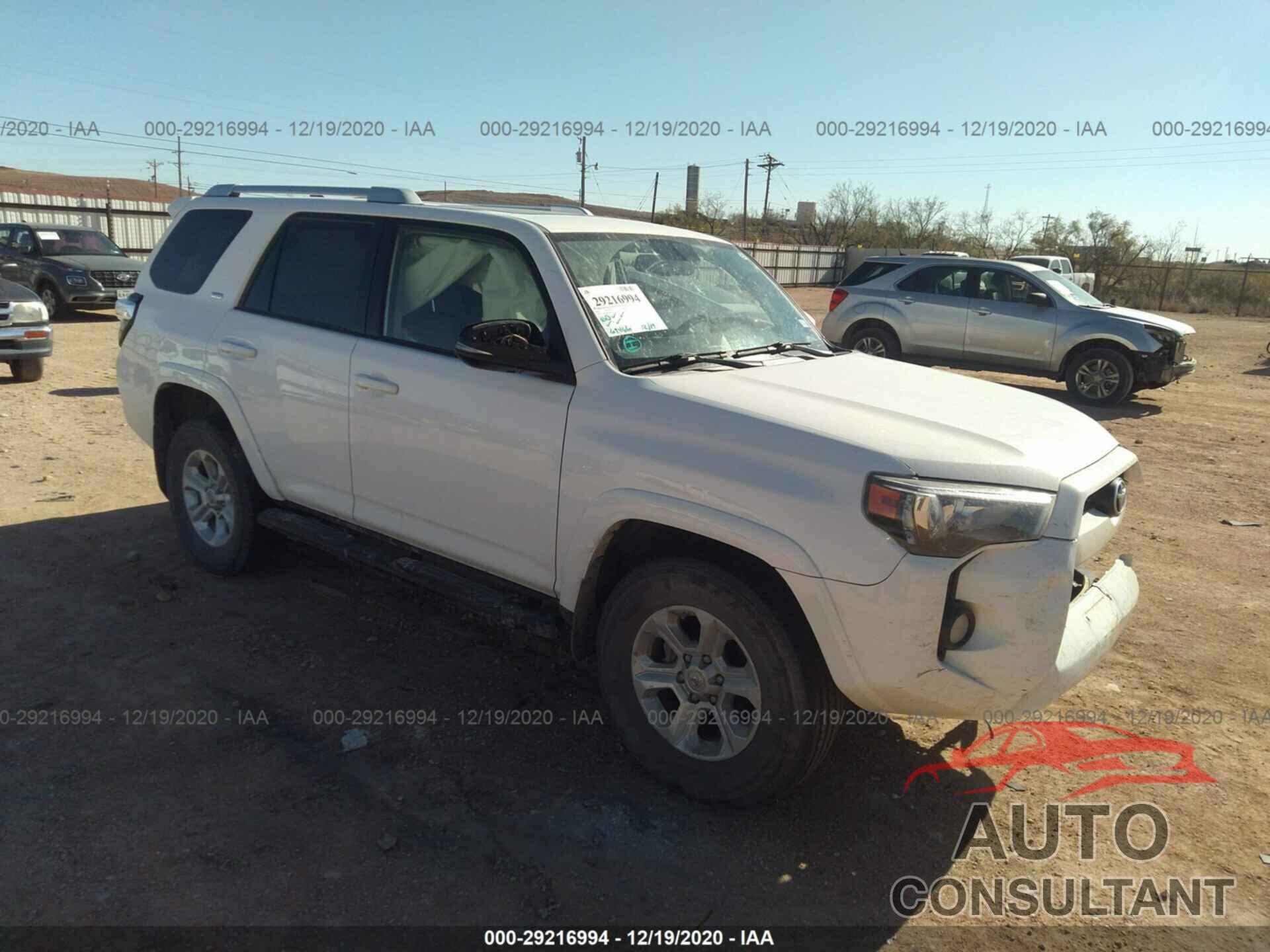 TOYOTA 4RUNNER 2017 - JTEZU5JR5H5157927