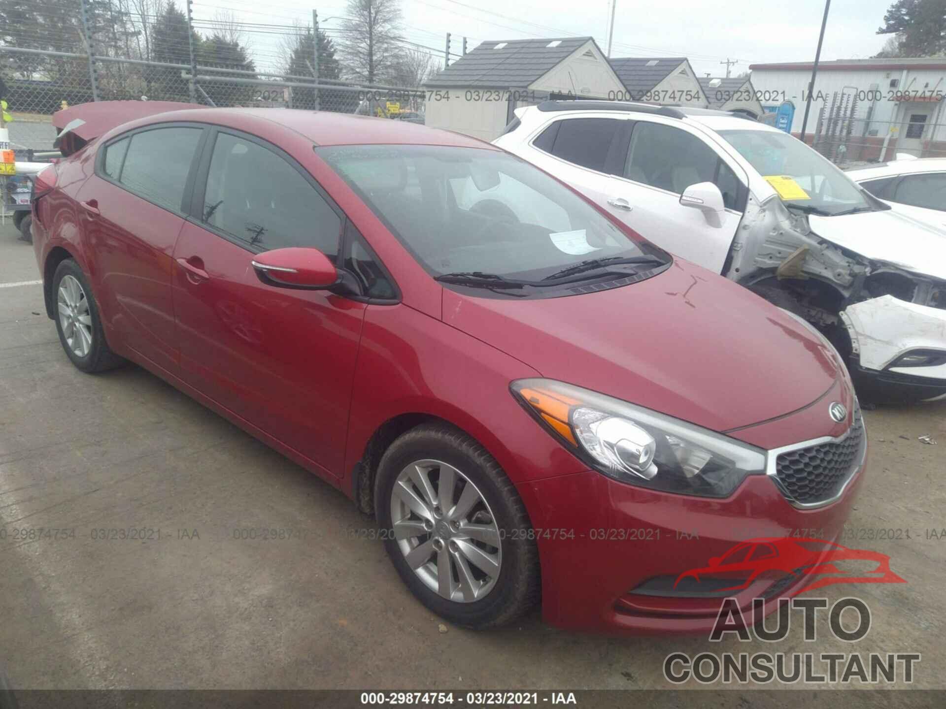 KIA FORTE 2016 - KNAFX4A63G5479623