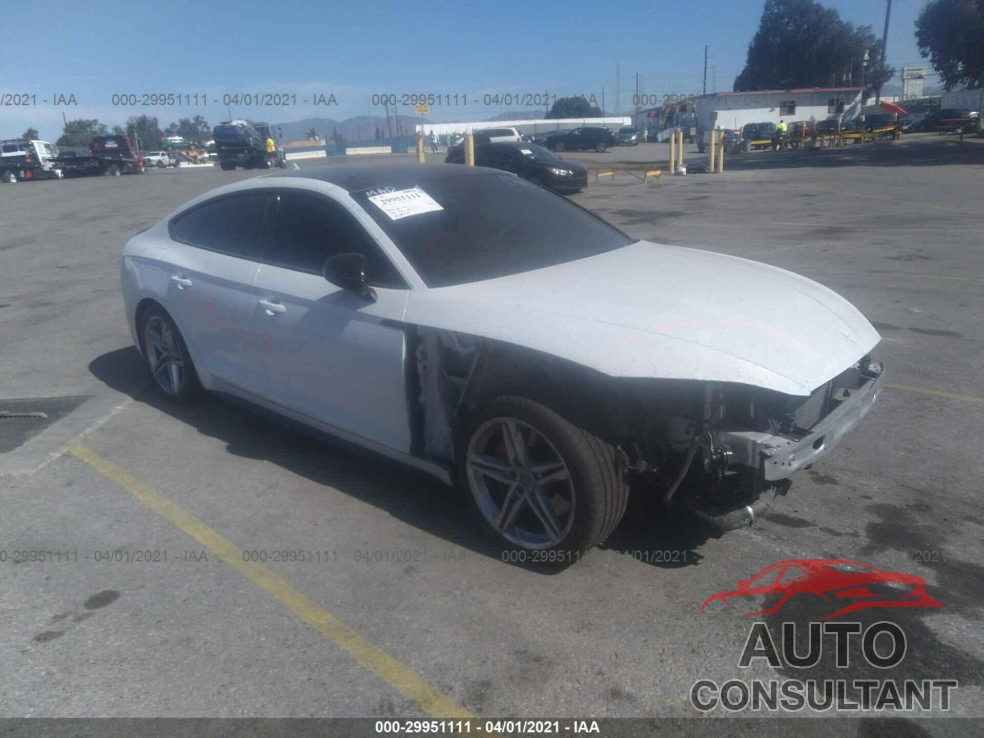 AUDI S5 SPORTBACK 2018 - WAUB4CF56JA097697