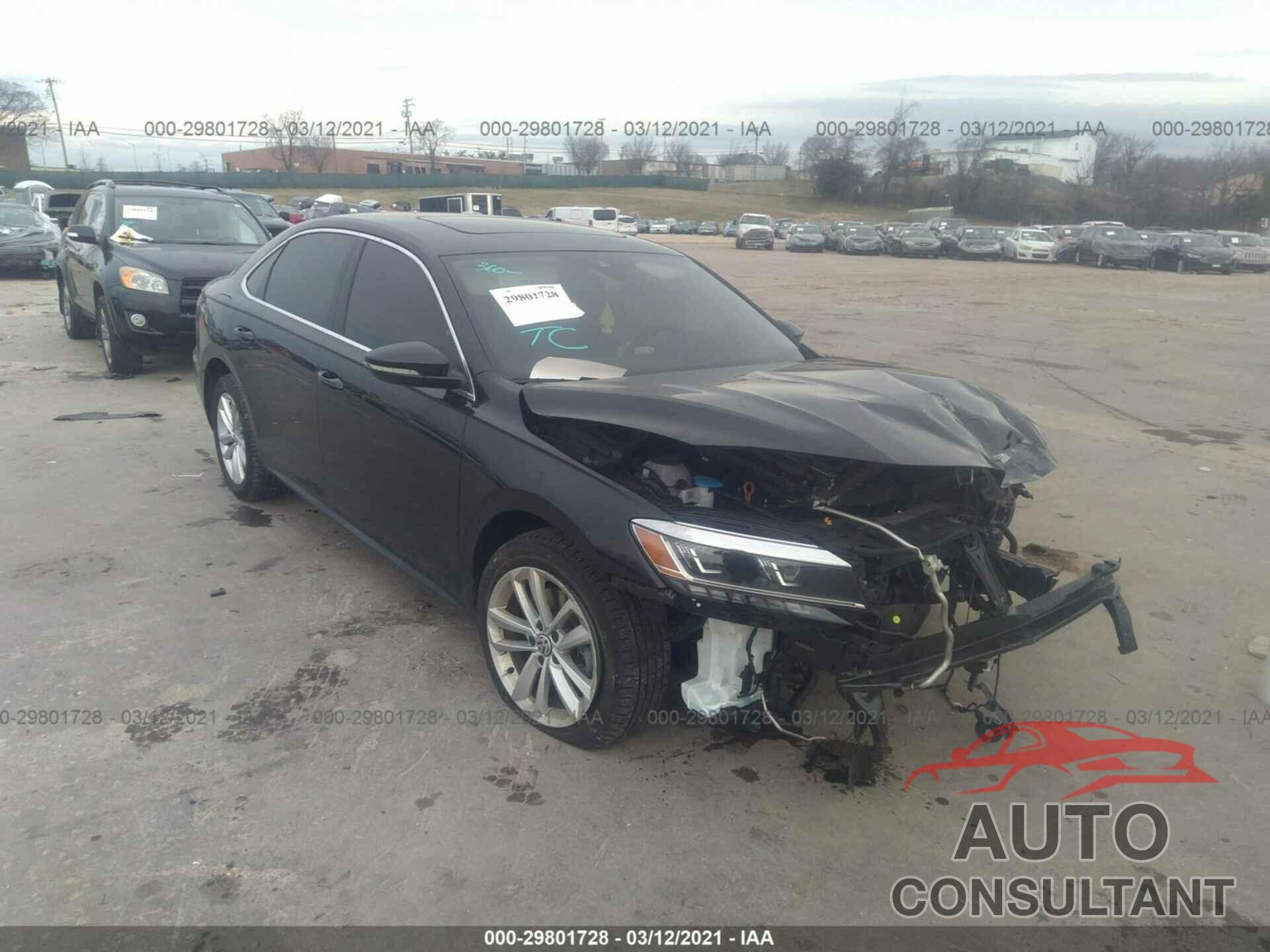 VOLKSWAGEN PASSAT 2020 - 1VWWA7A38LC003964