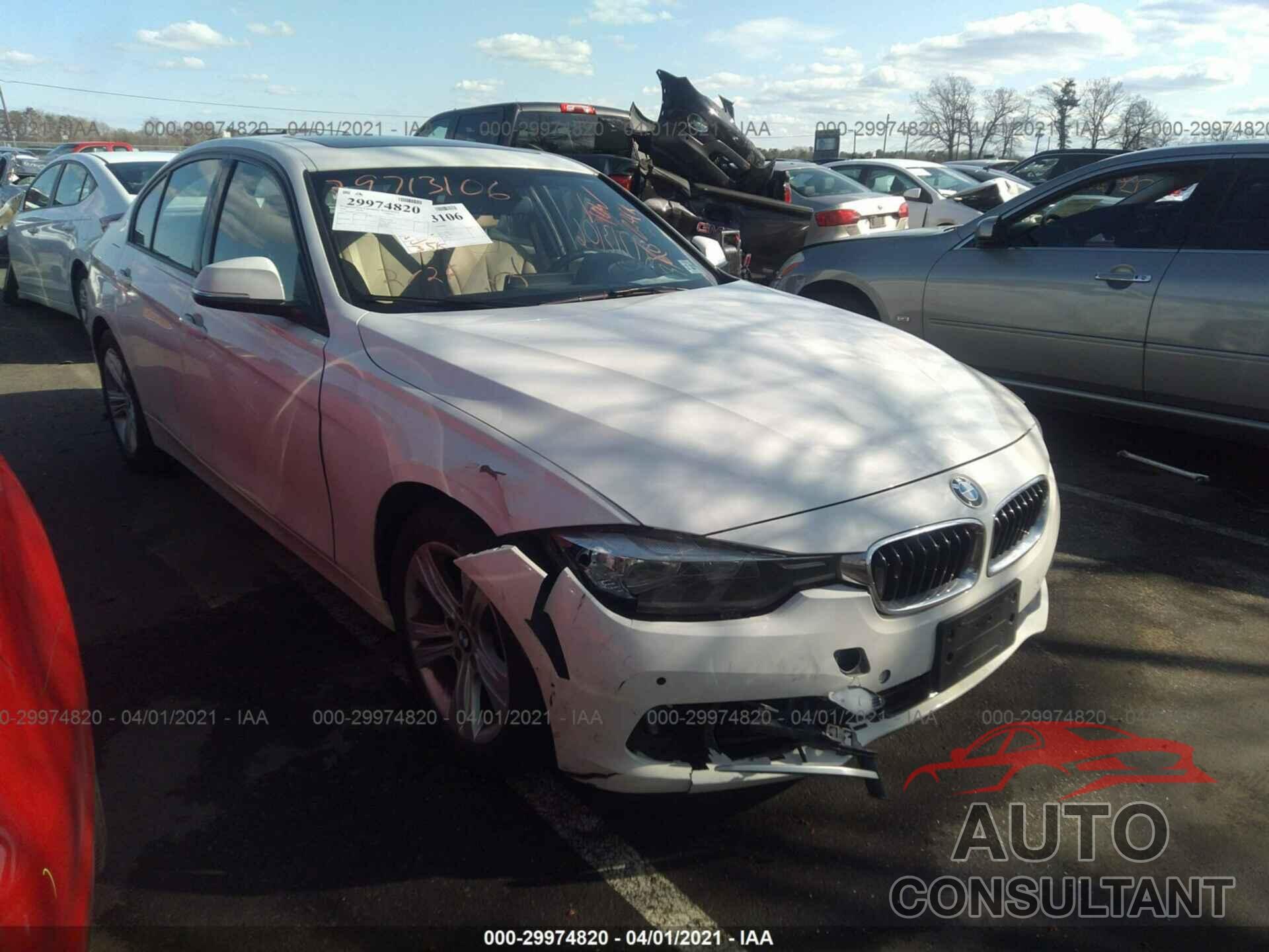 BMW 3 SERIES 2016 - WBA8E3G52GNU05455
