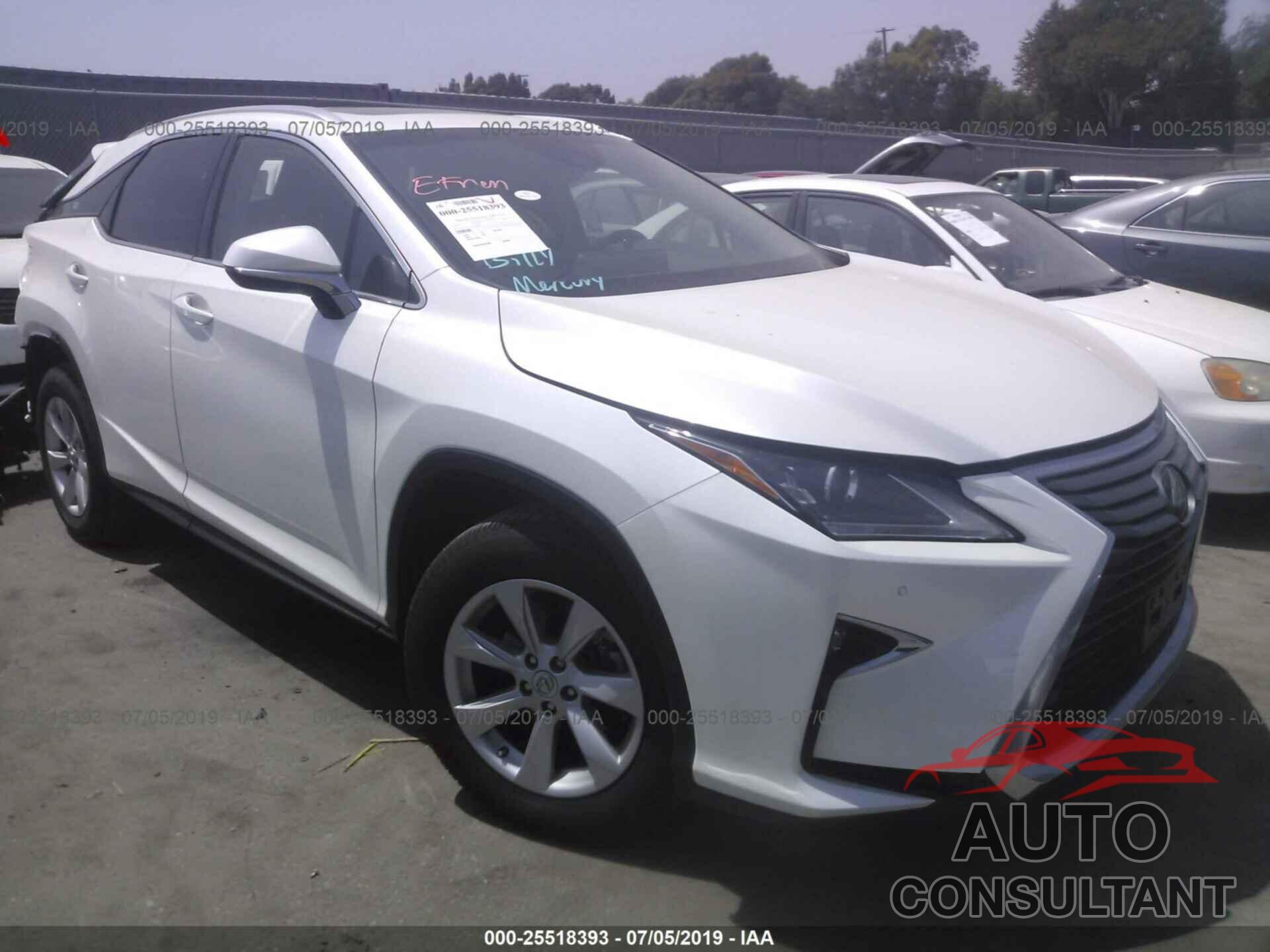 LEXUS RX 2017 - 2T2ZZMCA3HC044886