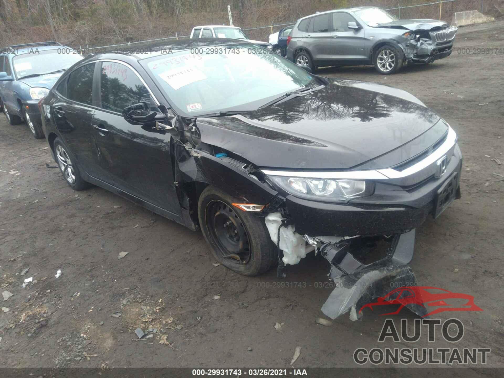 HONDA CIVIC SEDAN 2016 - 19XFC2F51GE213010