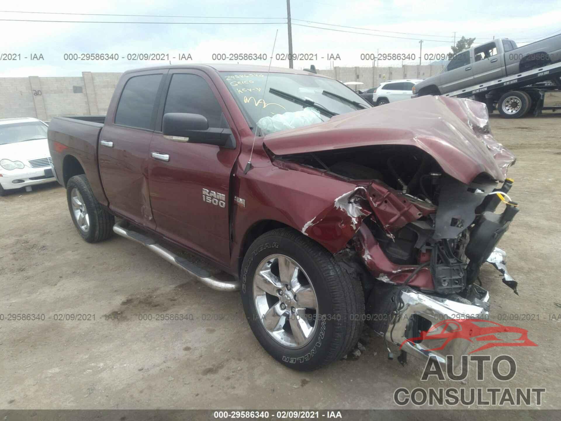 DODGE RAM 1500 2018 - 3C6RR6LT5JG146114