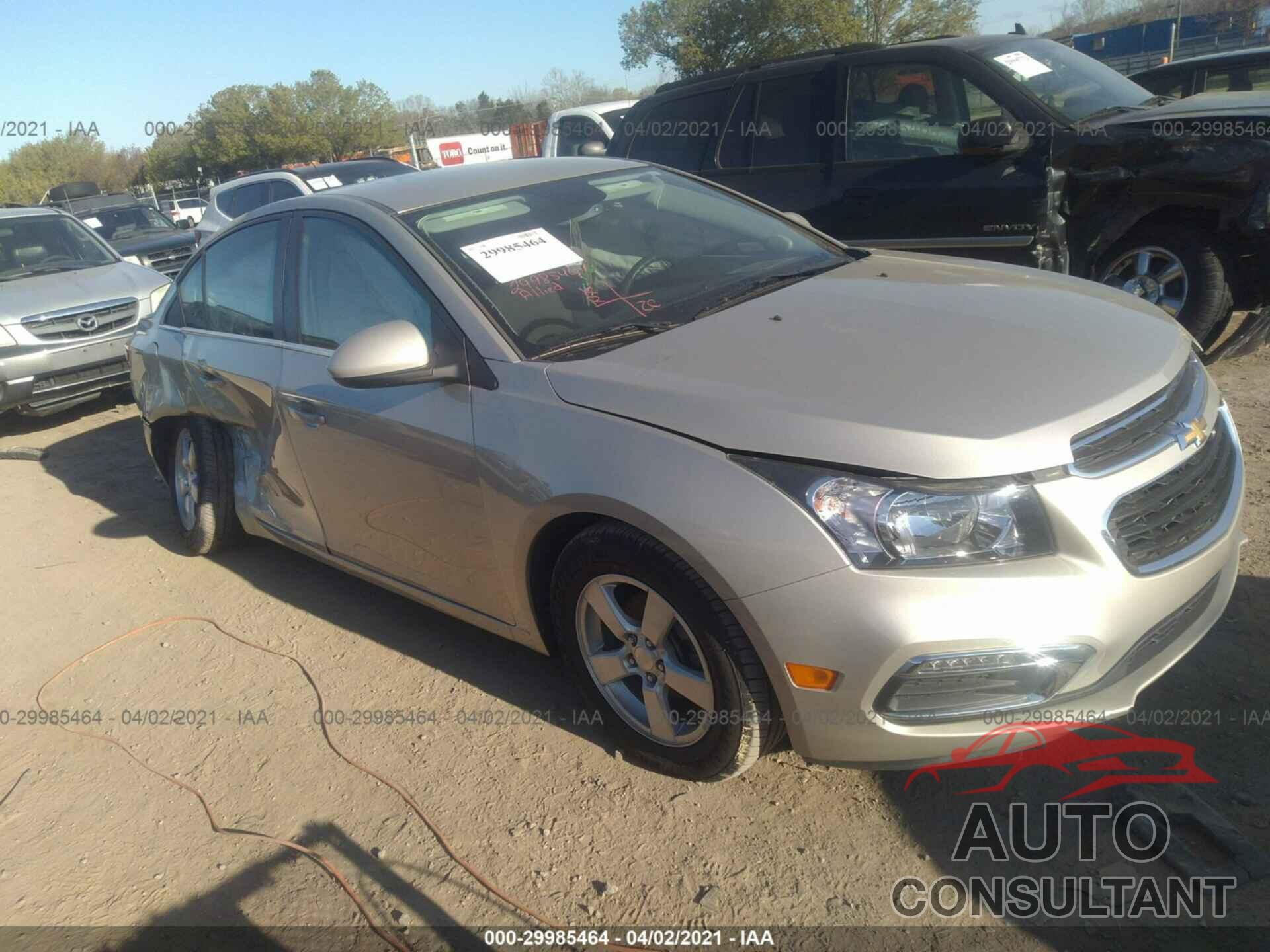 CHEVROLET CRUZE LIMITED 2016 - 1G1PE5SB2G7192687