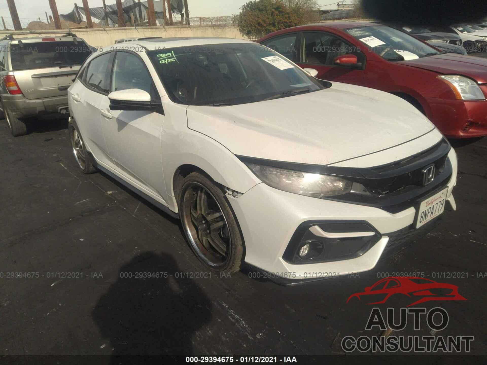 HONDA CIVIC HATCHBACK 2020 - SHHFK7H93LU404754