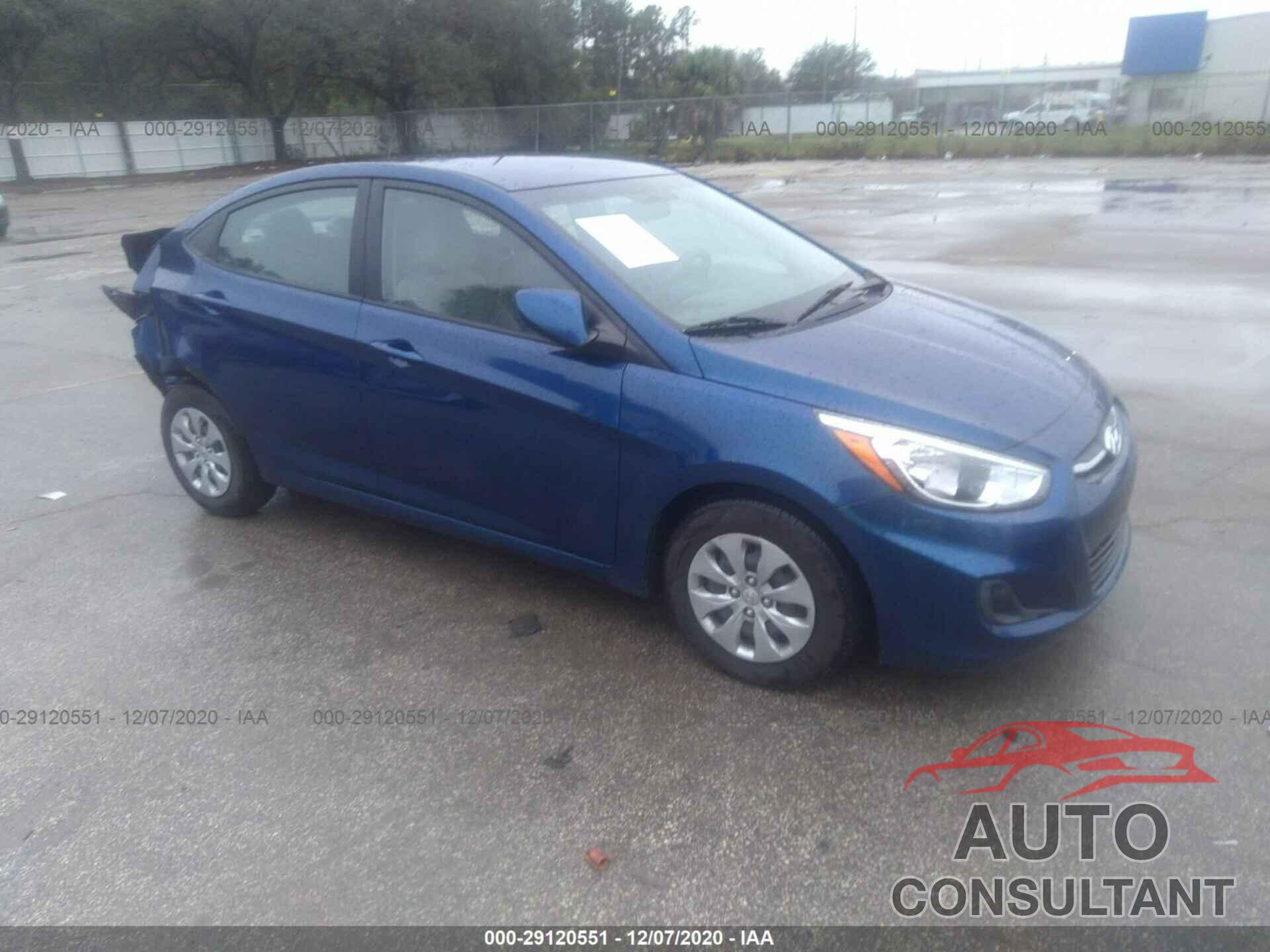 HYUNDAI ACCENT 2017 - KMHCT4AE7HU236392