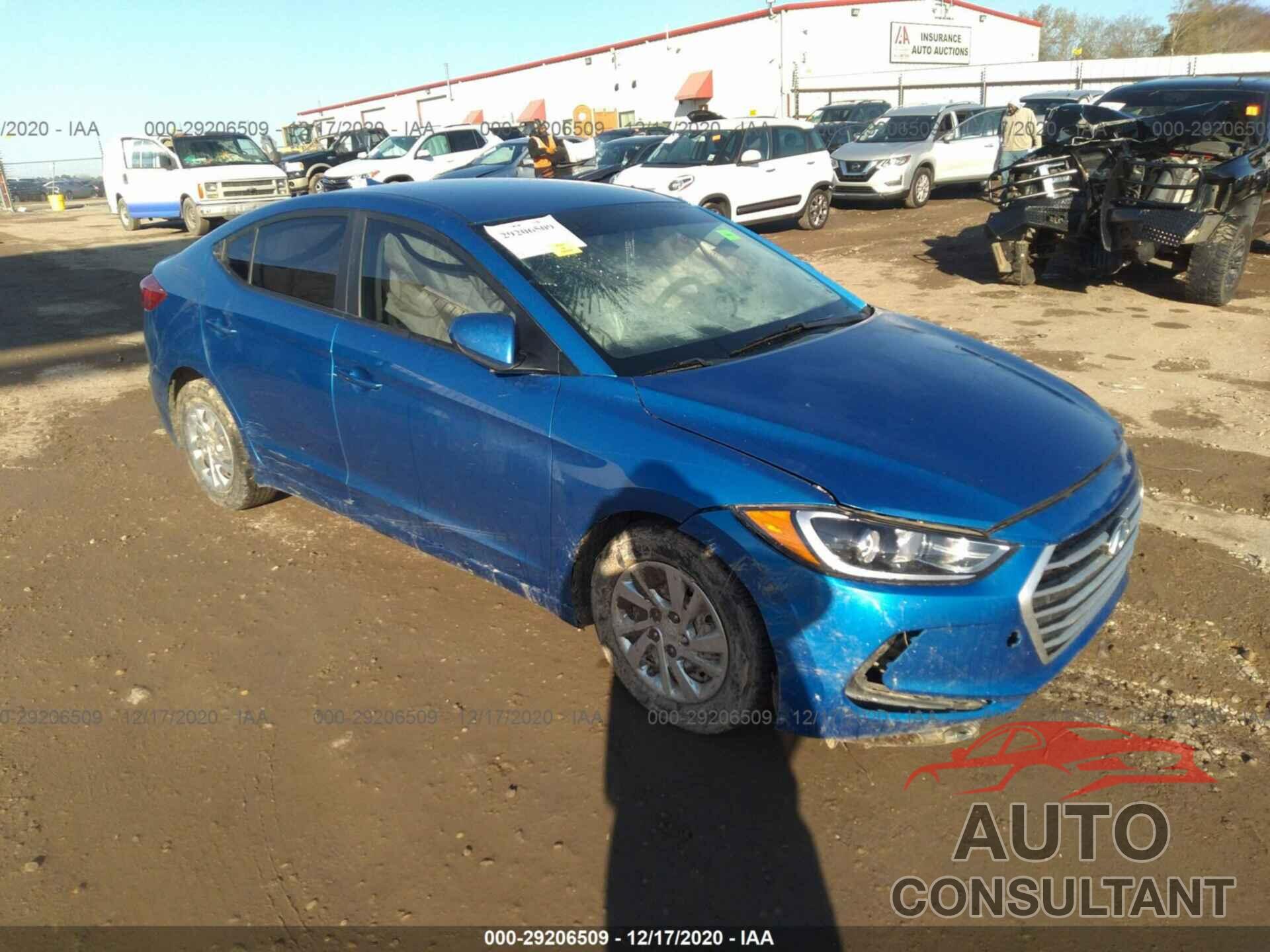 HYUNDAI ELANTRA 2017 - KMHD74LF8HU076067