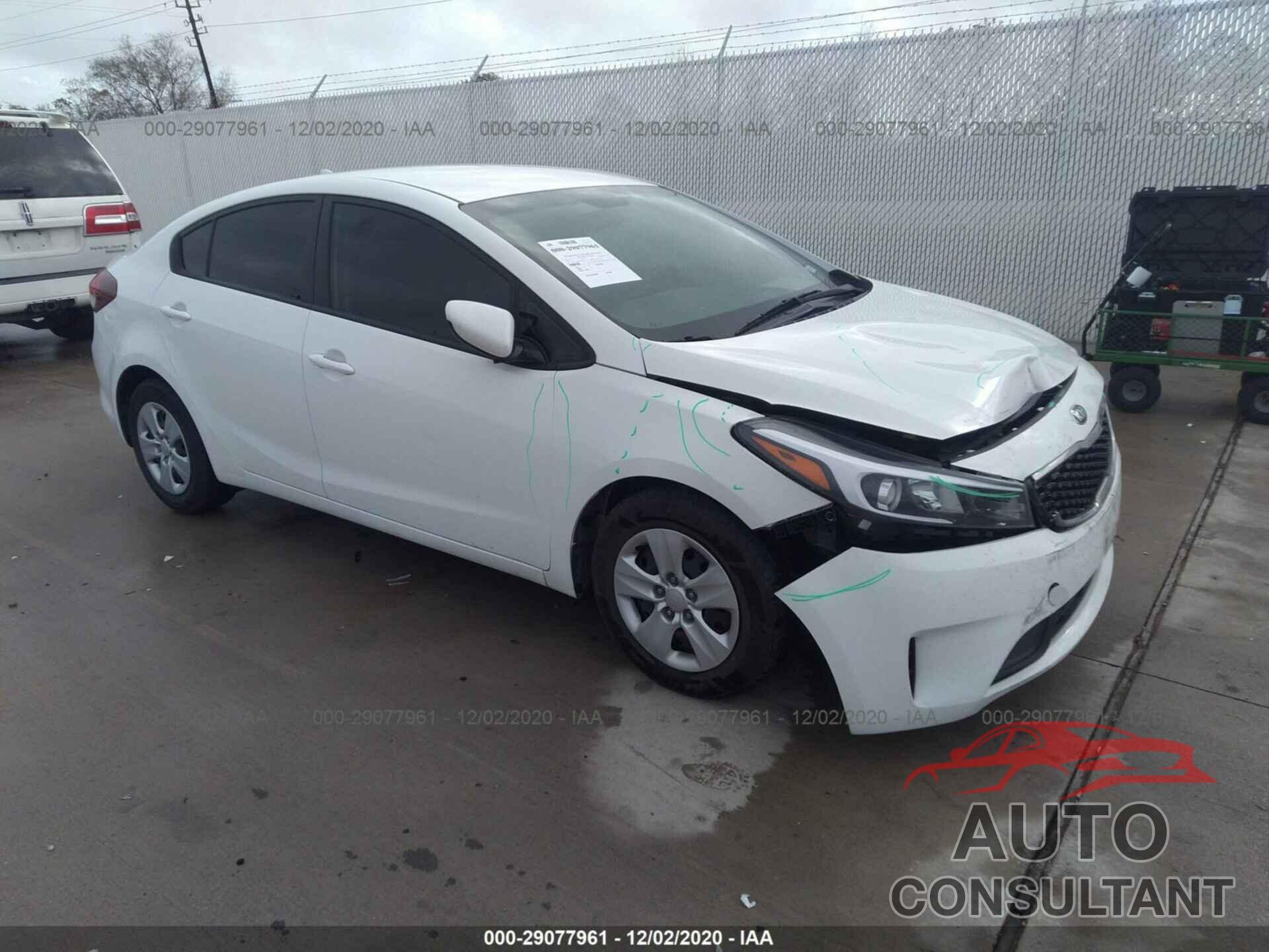 KIA FORTE 2018 - 3KPFK4A73JE229367