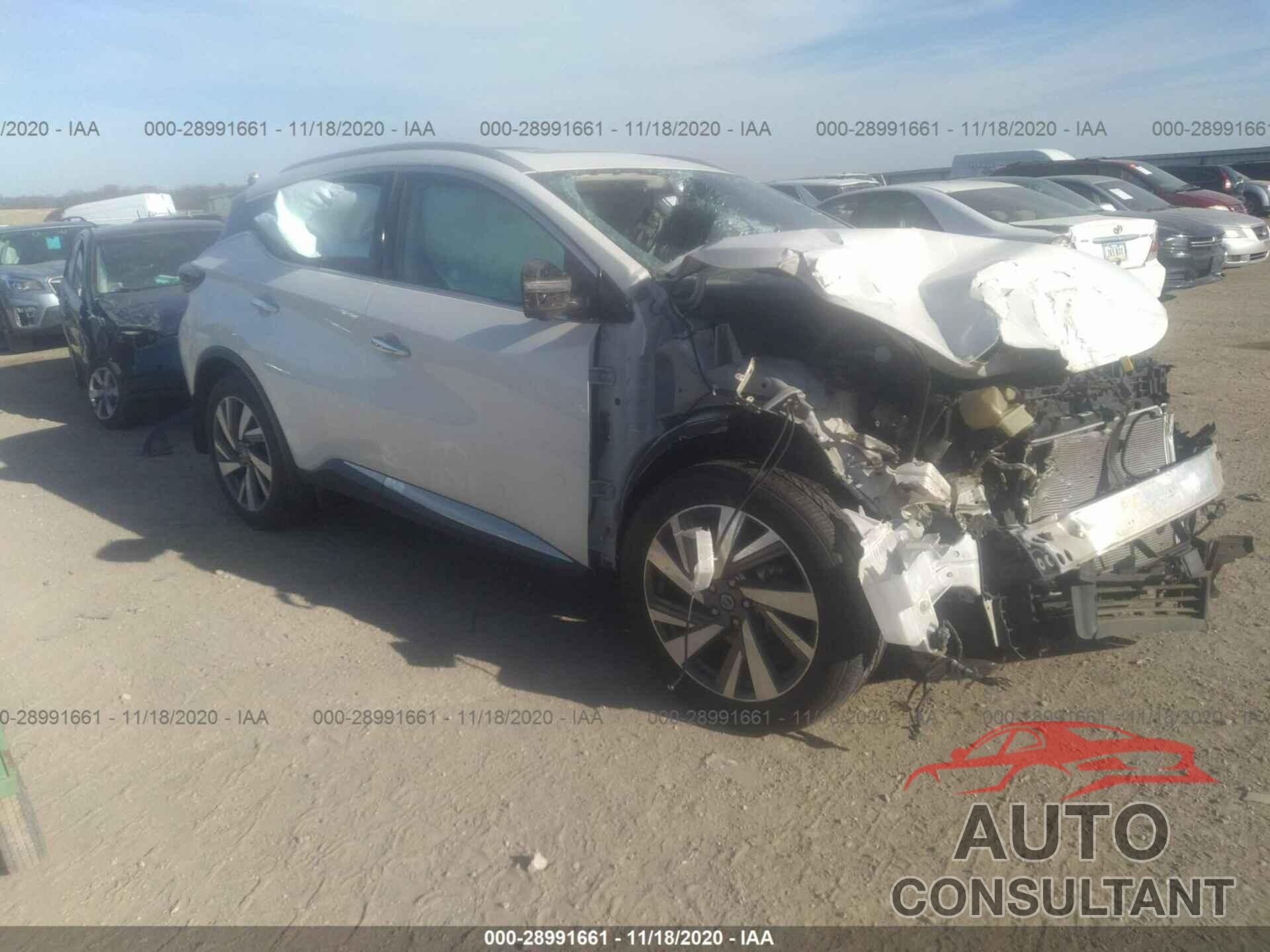 NISSAN MURANO 2019 - 5N1AZ2MS3KN144905