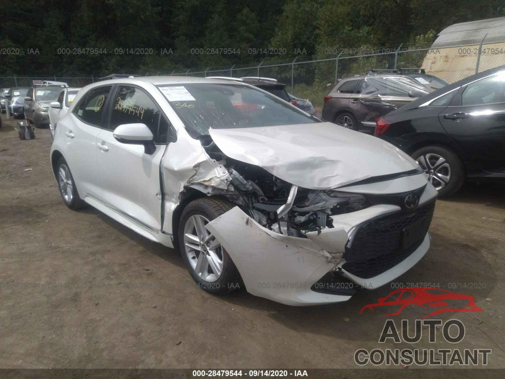 TOYOTA COROLLA HATCHBACK 2019 - JTNK4RBE2K3027272