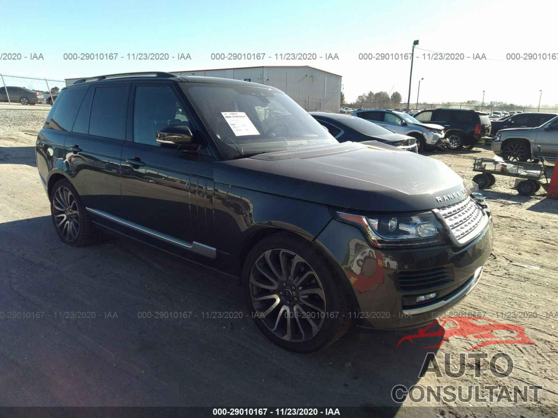 LAND ROVER RANGE ROVER 2017 - SALGS2FKXHA326576