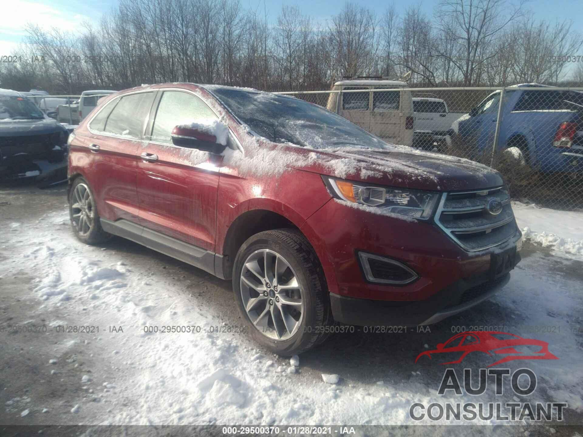FORD EDGE 2017 - 2FMPK4K9XHBB24987