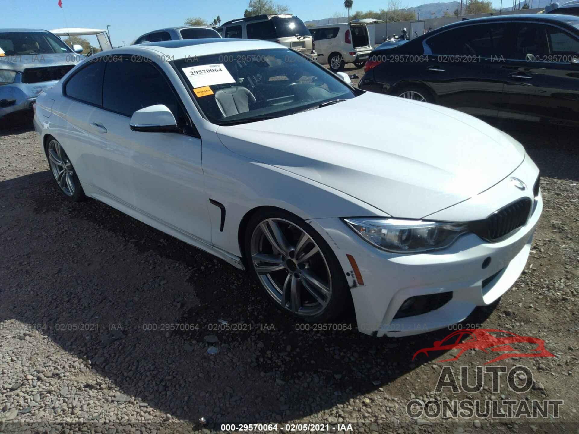 BMW 4 SERIES 2017 - WBA4P1C54HK522556