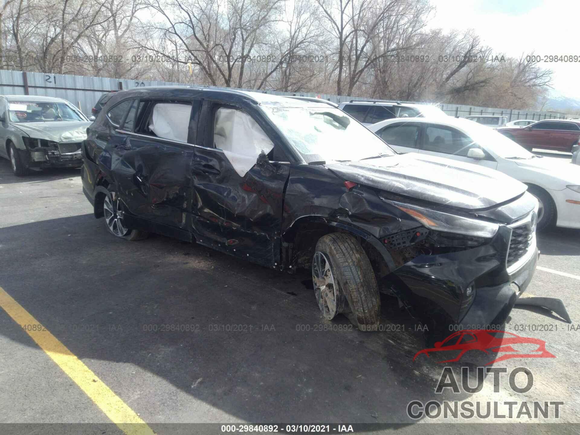 TOYOTA HIGHLANDER 2021 - 5TDGZRBH9MS076363