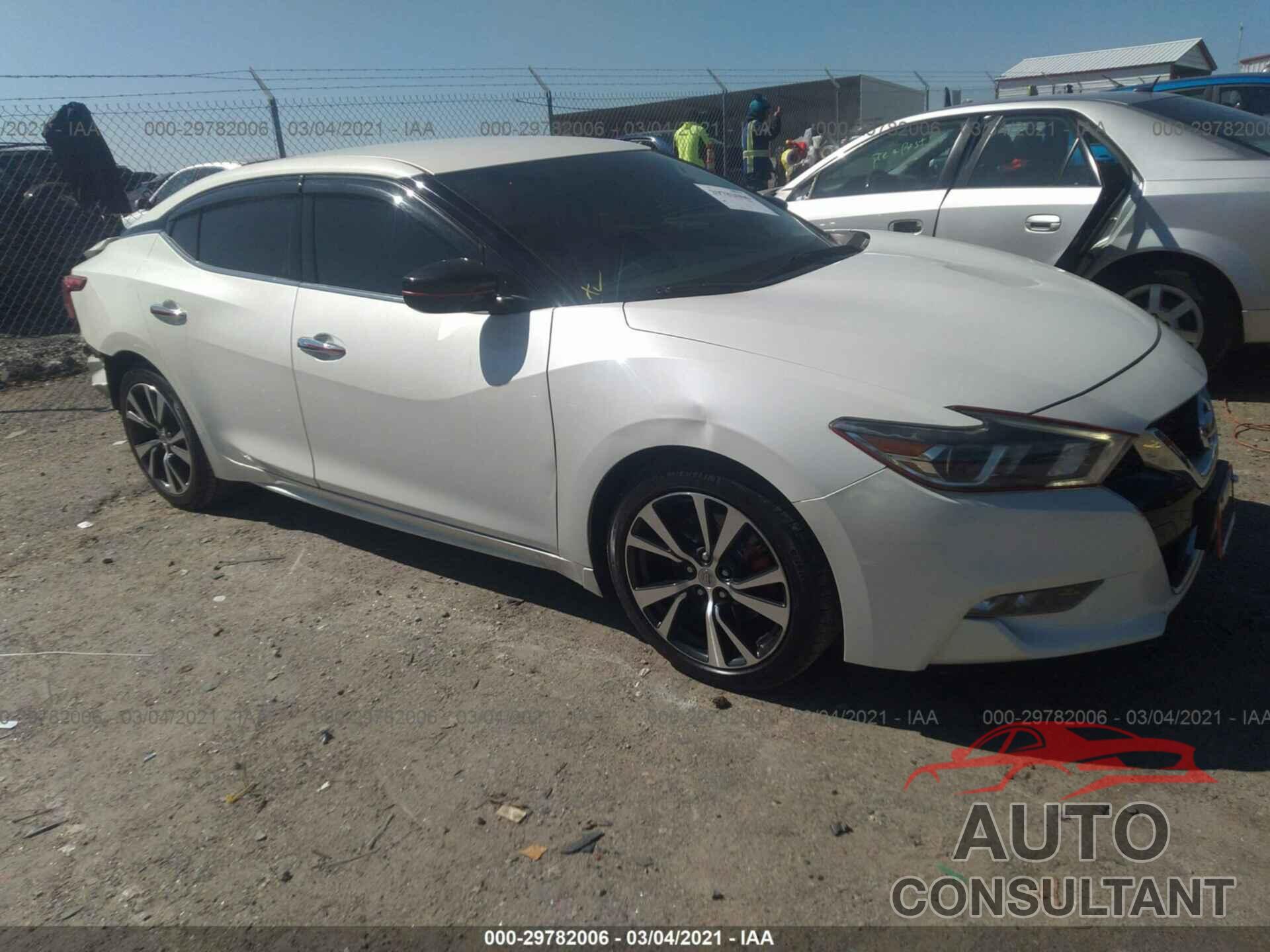 NISSAN MAXIMA 2017 - 1N4AA6APXHC376155