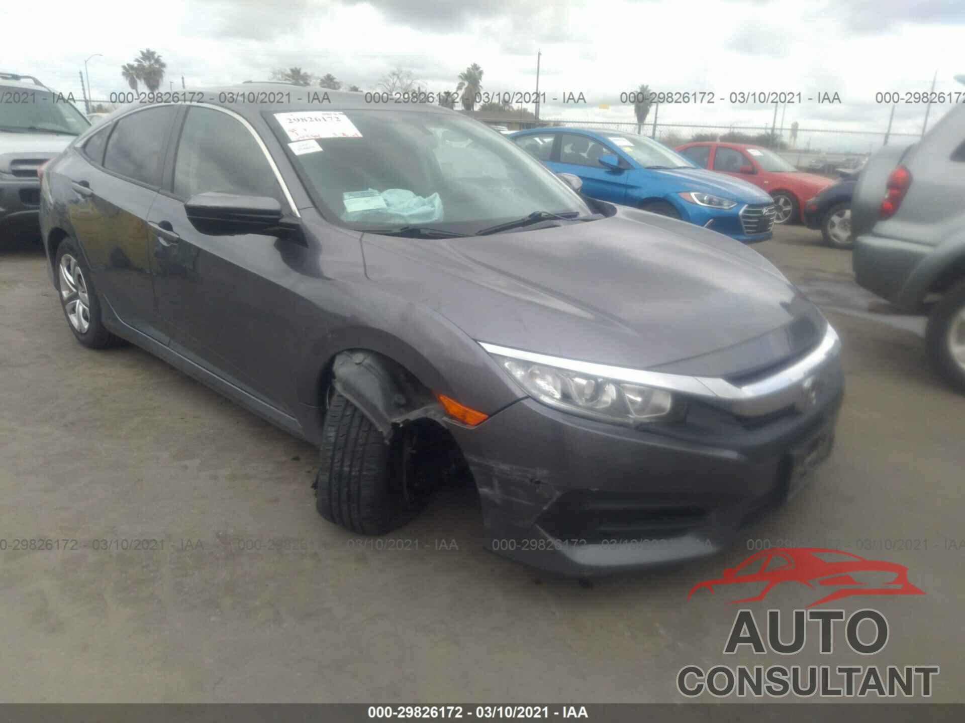 HONDA CIVIC SEDAN 2016 - 19XFC2F5XGE222238