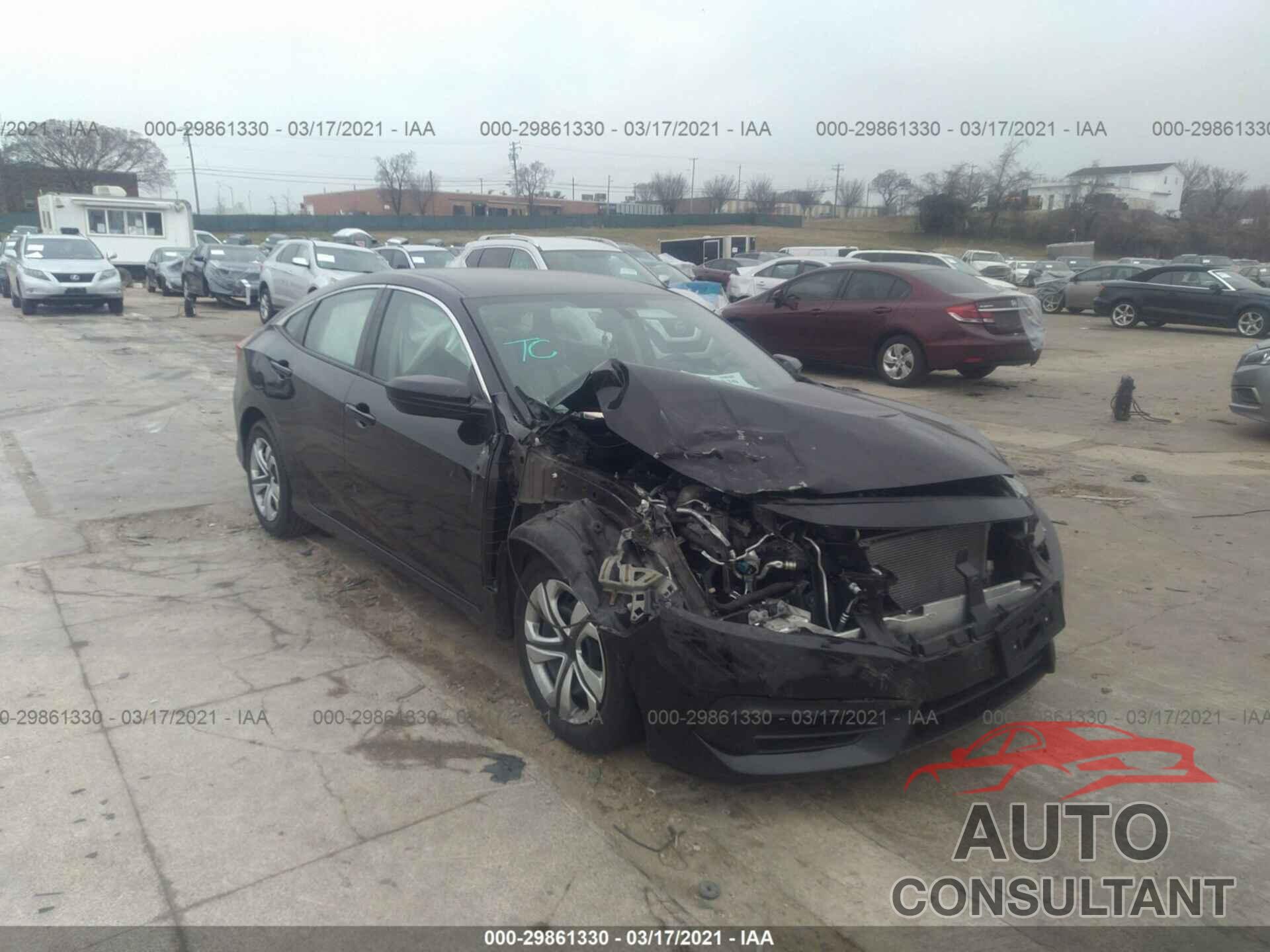 HONDA CIVIC SEDAN 2017 - 19XFC2F57HE225616