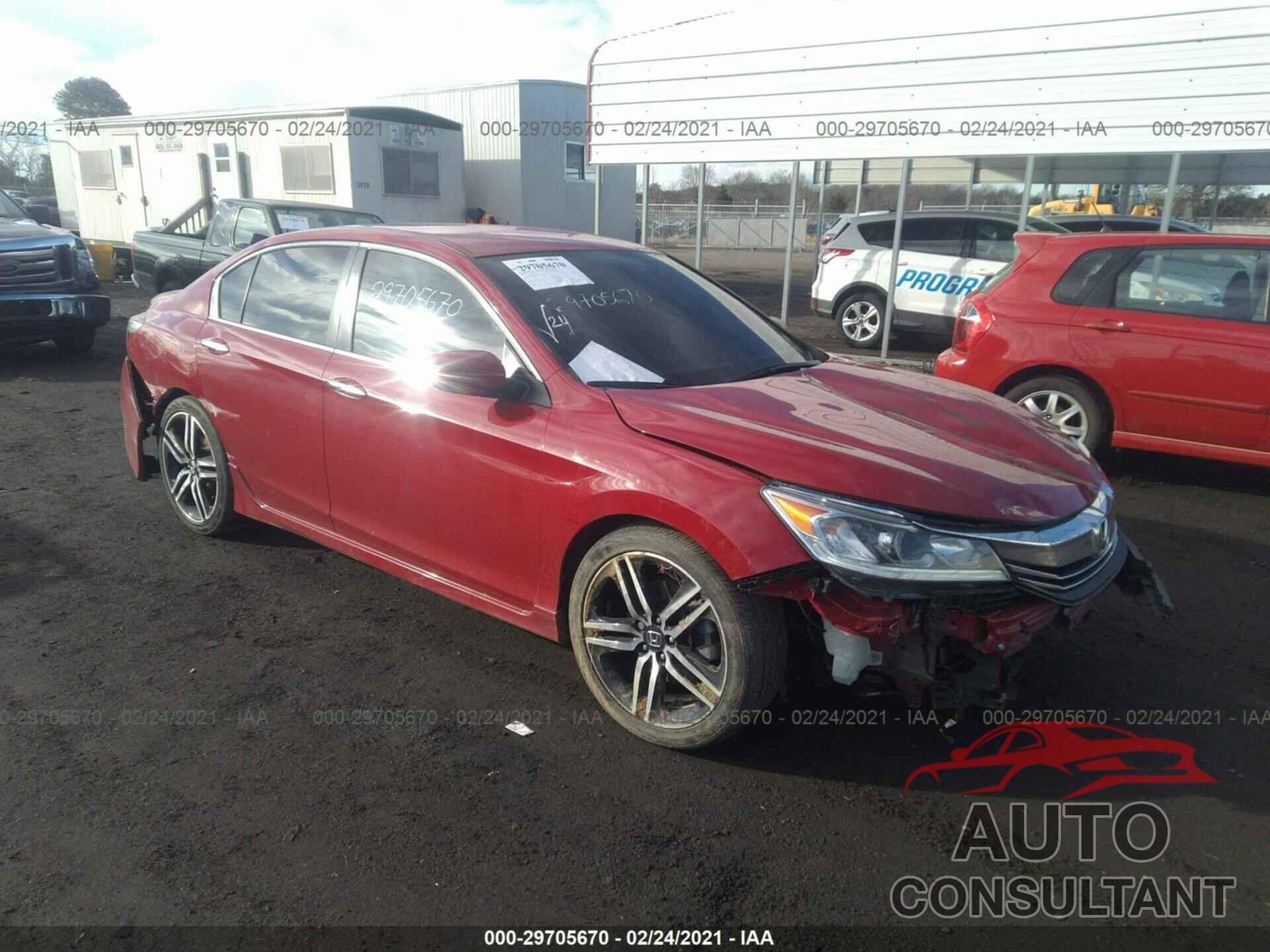 HONDA ACCORD SEDAN 2017 - 1HGCR2F19HA142269