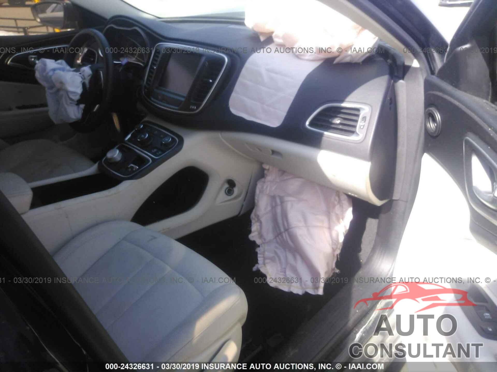 CHRYSLER 200 2015 - 1C3CCCABXFN755386