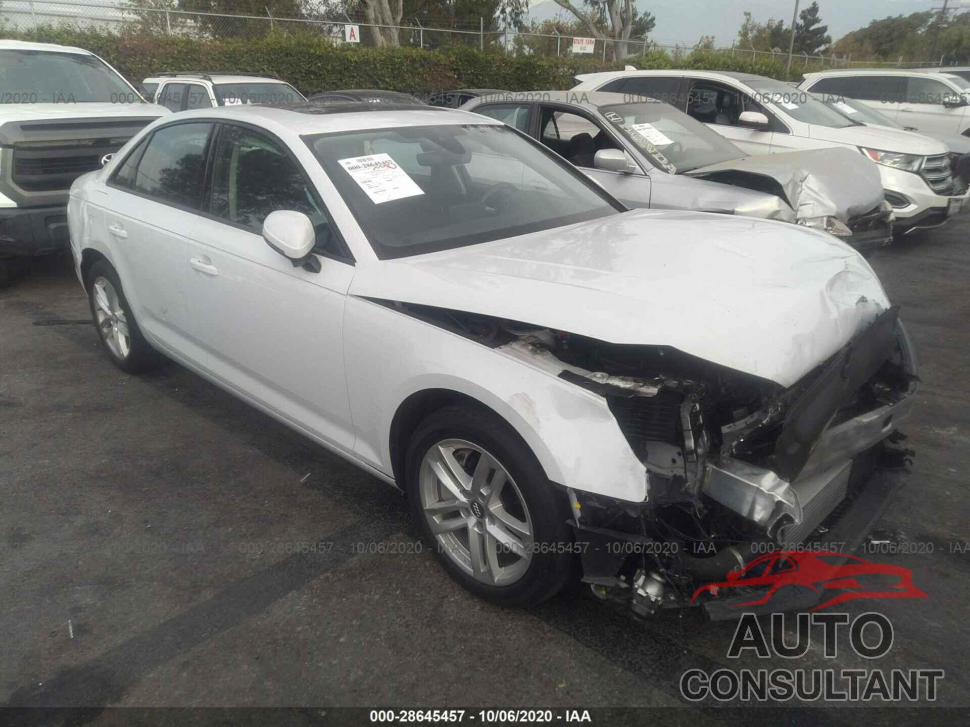 AUDI A4 2017 - WAUGNAF41HN025310