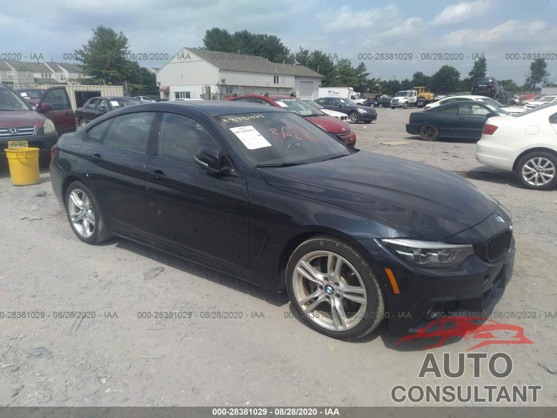 BMW 4 SERIES 2019 - WBA4J5C55KBM66630