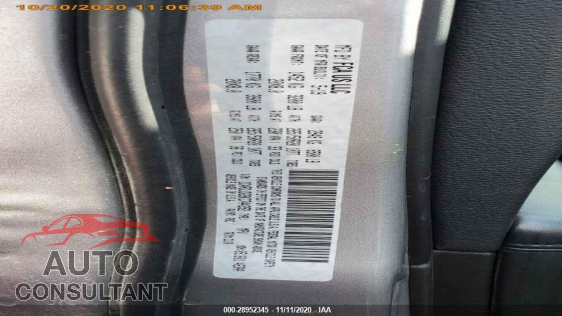 DODGE DURANGO 2019 - 1C4RDJDG9KC744352