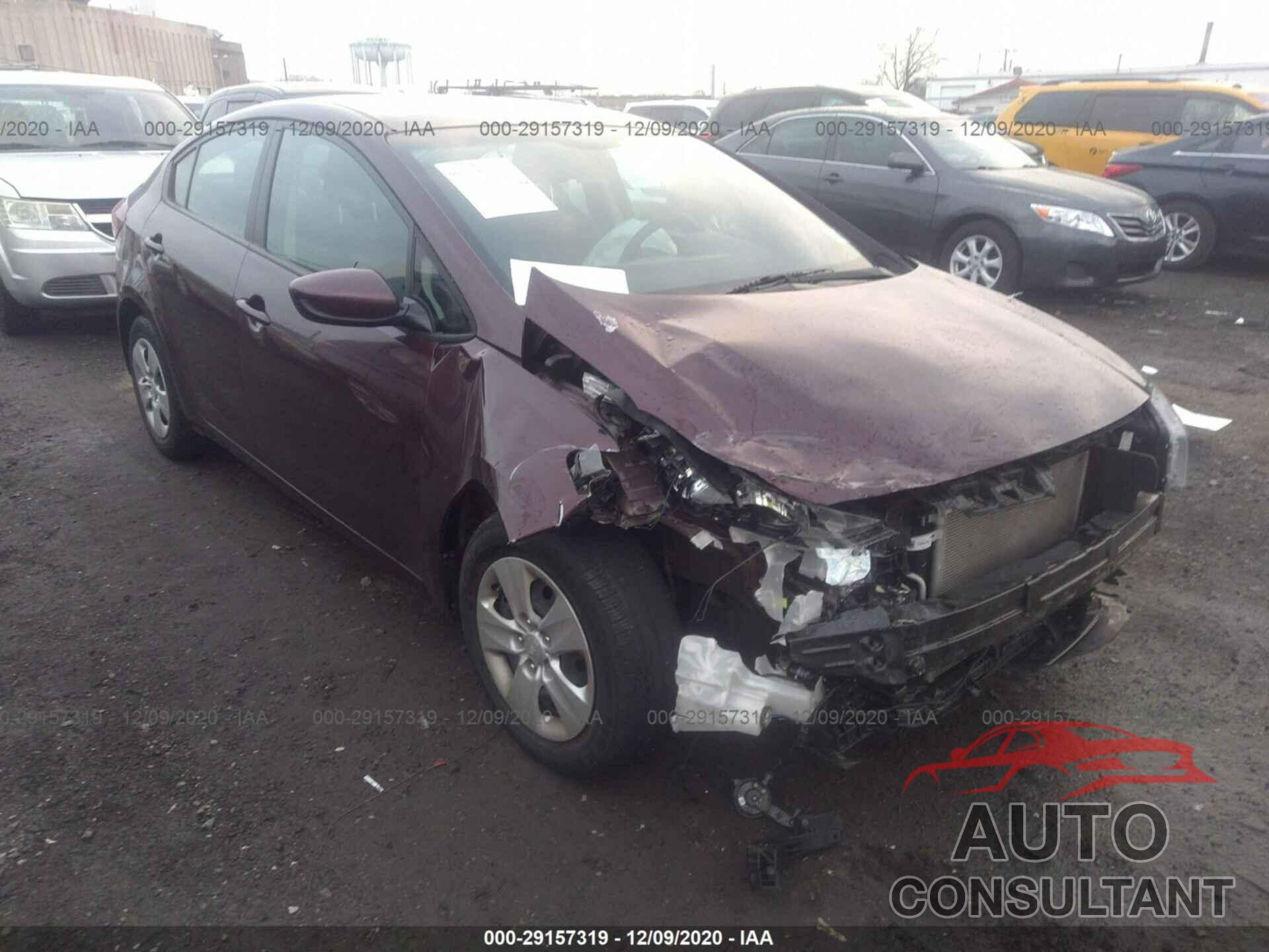 KIA FORTE 2017 - 3KPFK4A74HE054721