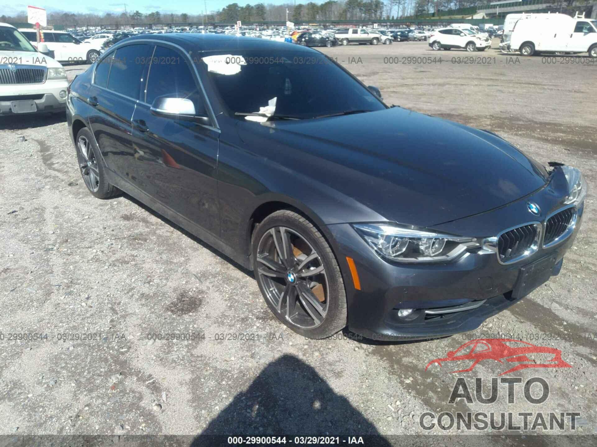 BMW 3 SERIES 2017 - WBA8B7G39HNU37870
