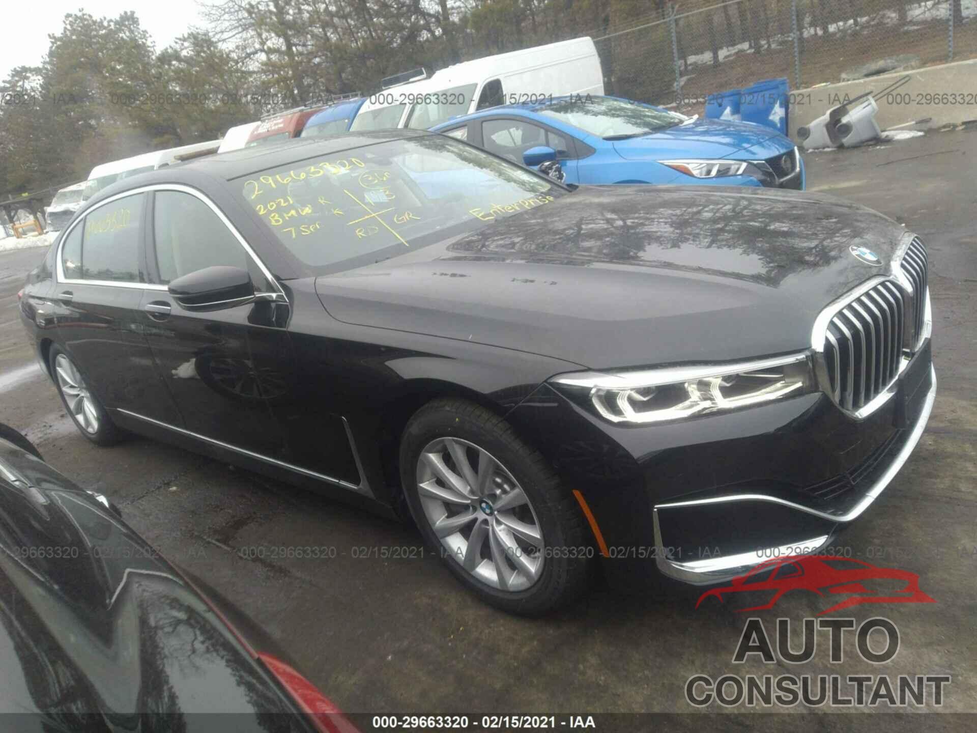 BMW 7 SERIES 2021 - WBA7T4C0XMCF91872