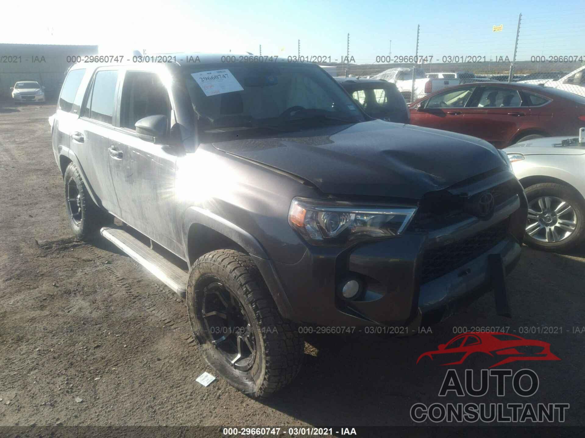 TOYOTA 4RUNNER 2016 - JTEZU5JR9G5121091