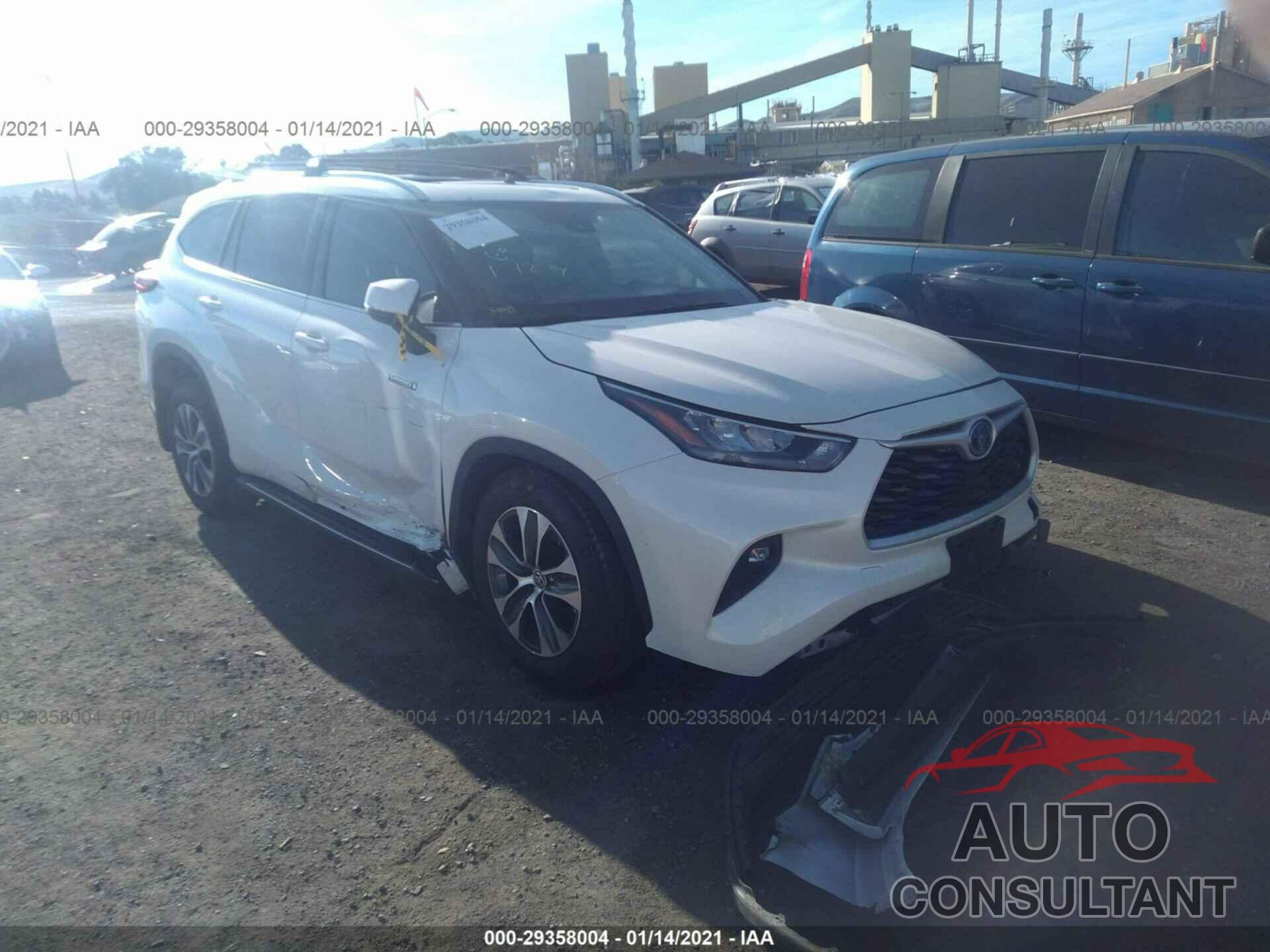 TOYOTA HIGHLANDER 2020 - 5TDHBRCH3LS504935