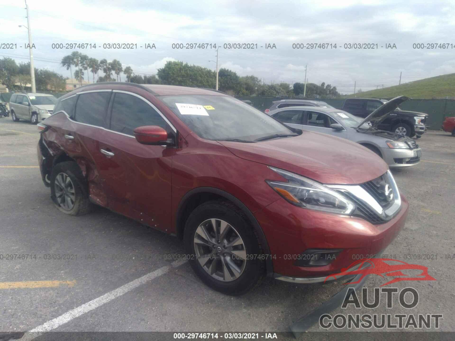 NISSAN MURANO 2018 - 5N1AZ2MG7JN136333