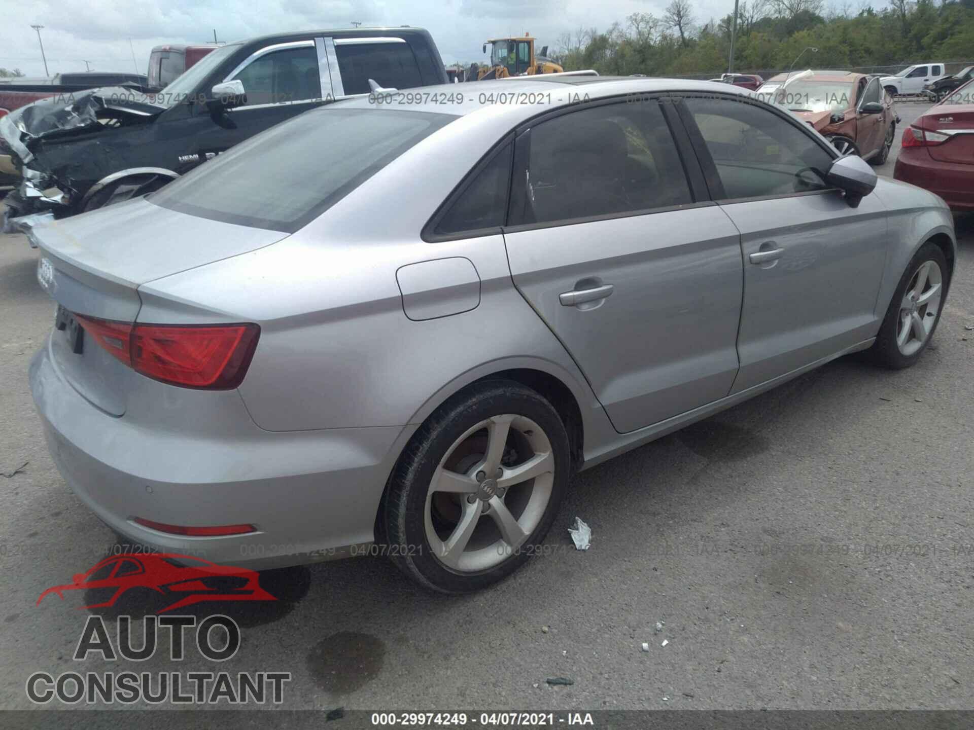 AUDI A3 2016 - WAUA7GFF7G1053316