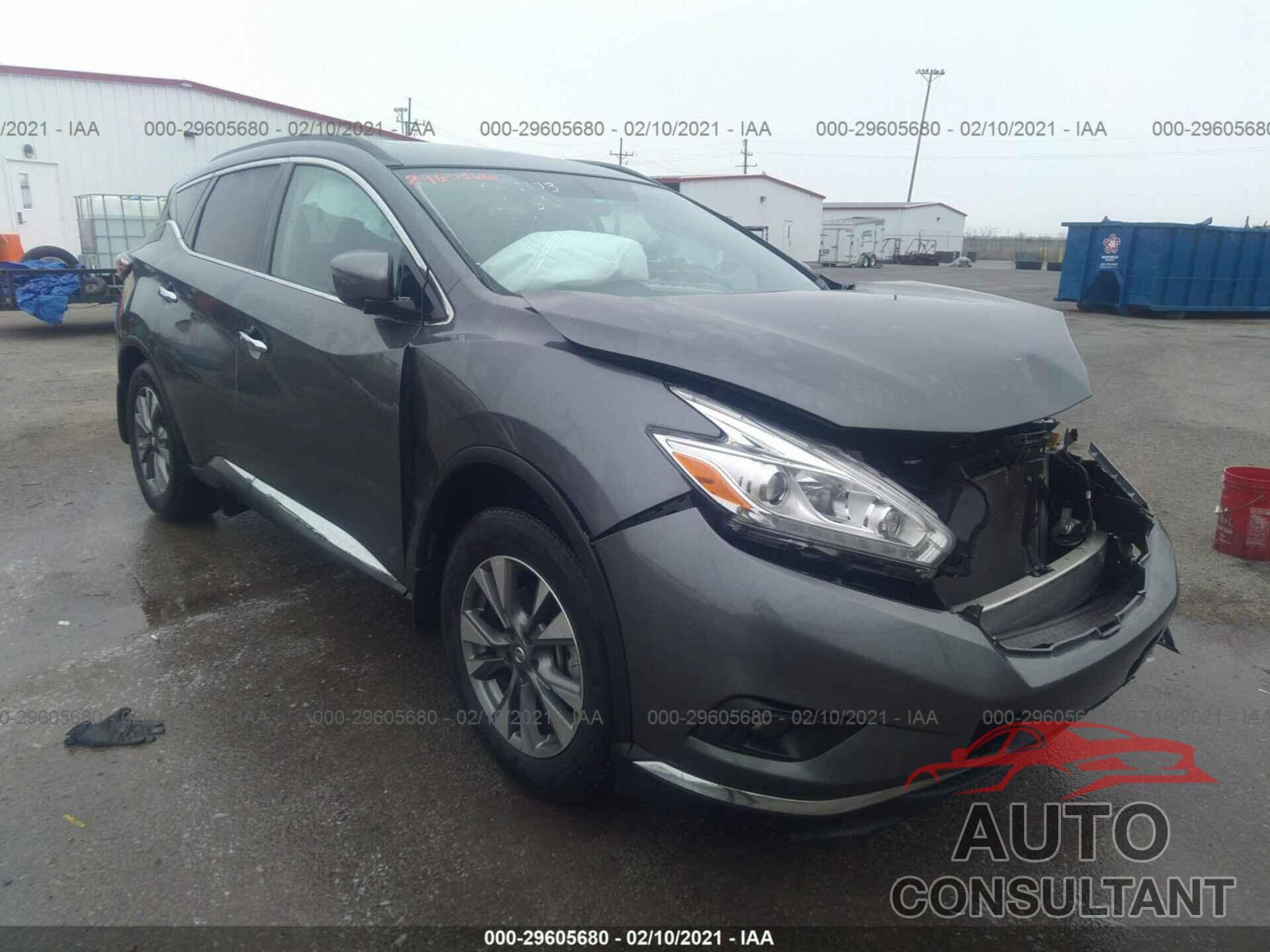 NISSAN MURANO 2016 - 5N1AZ2MGXGN159503