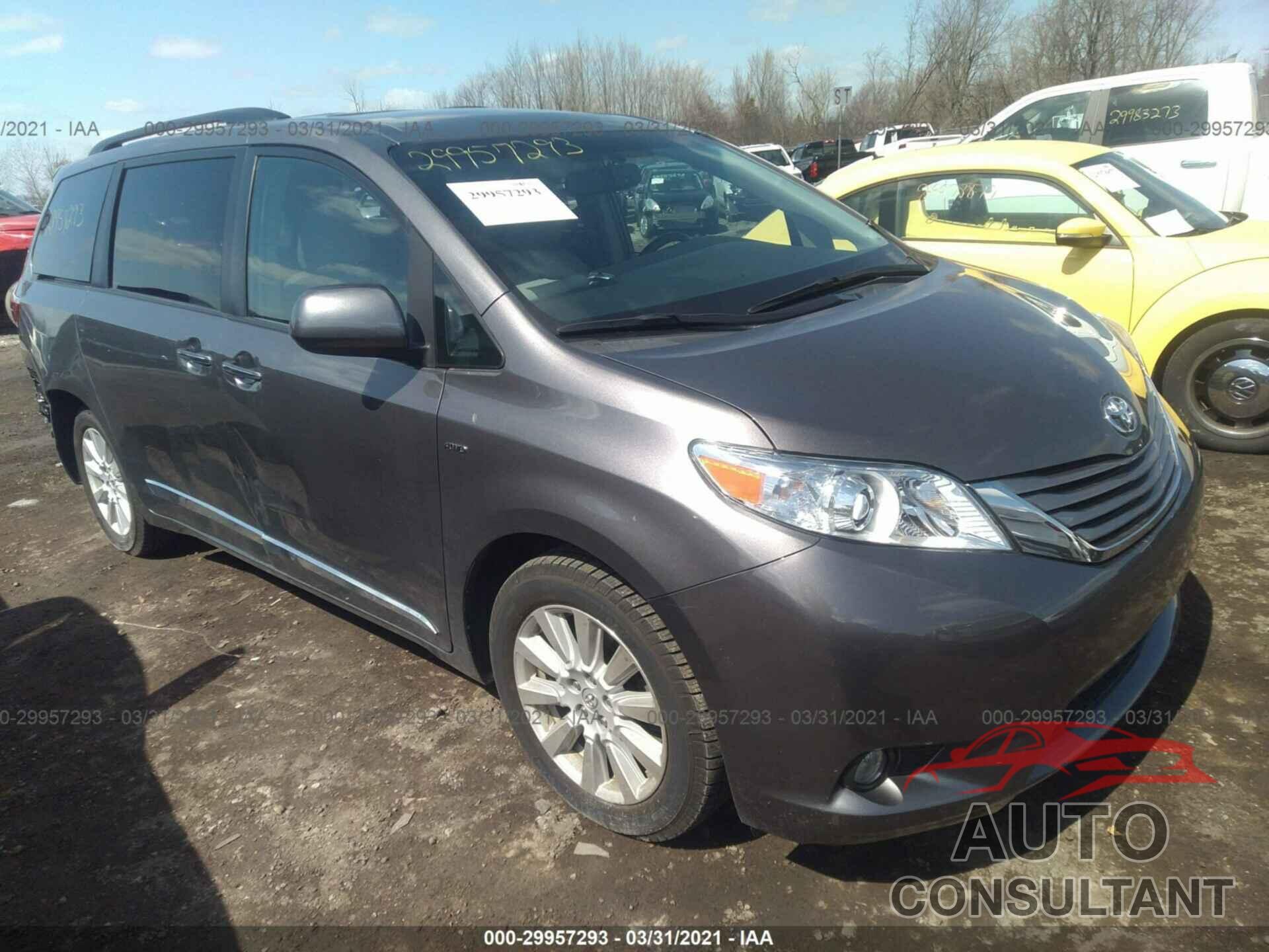 TOYOTA SIENNA 2017 - 5TDDZ3DC0HS147568