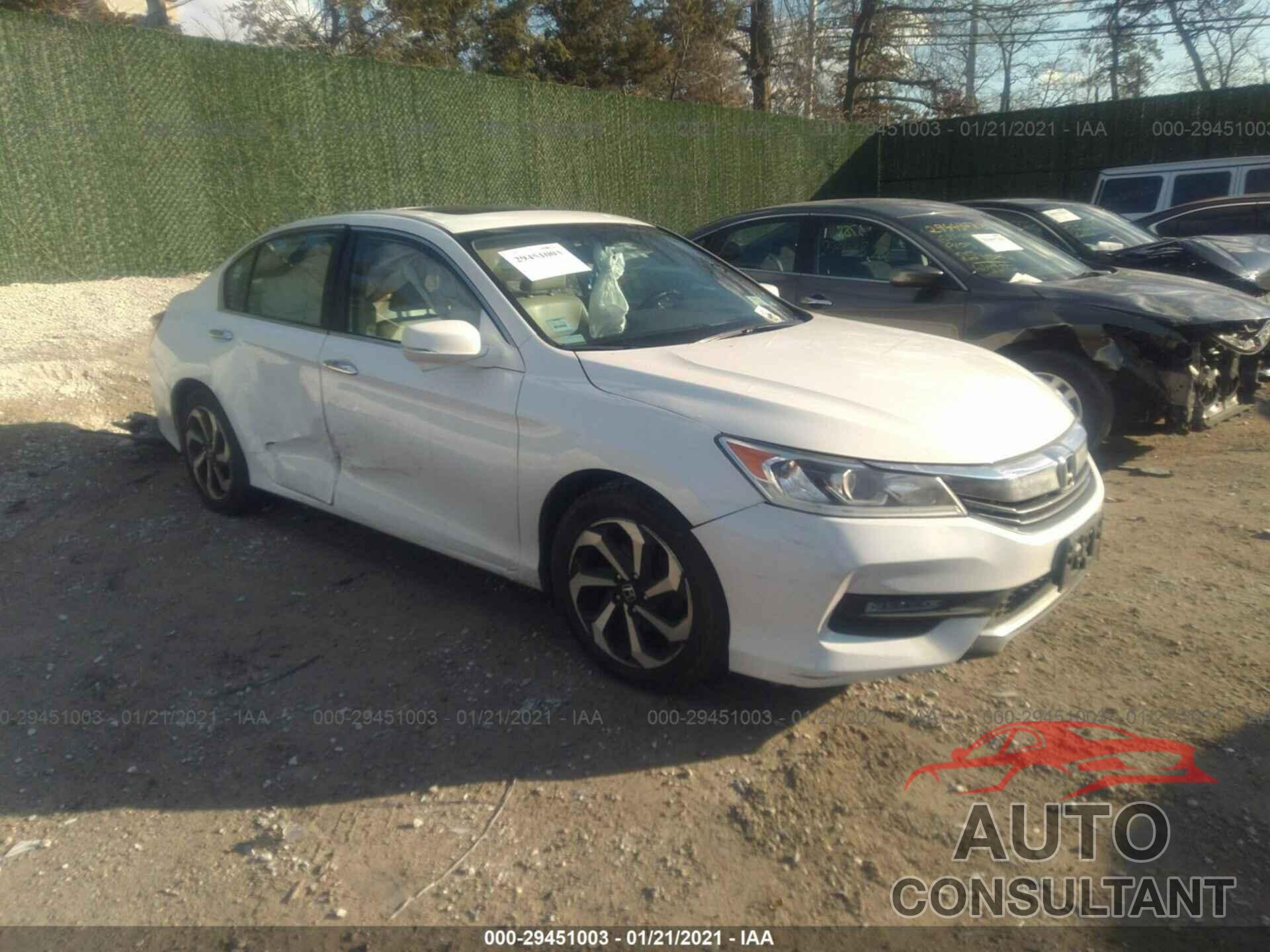 HONDA ACCORD SEDAN 2016 - 1HGCR2F86GA177556